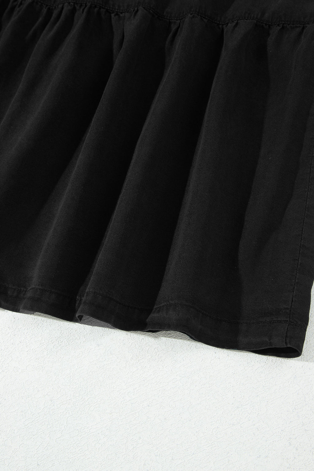 Elastic Waist Tiered Maxi Skirt