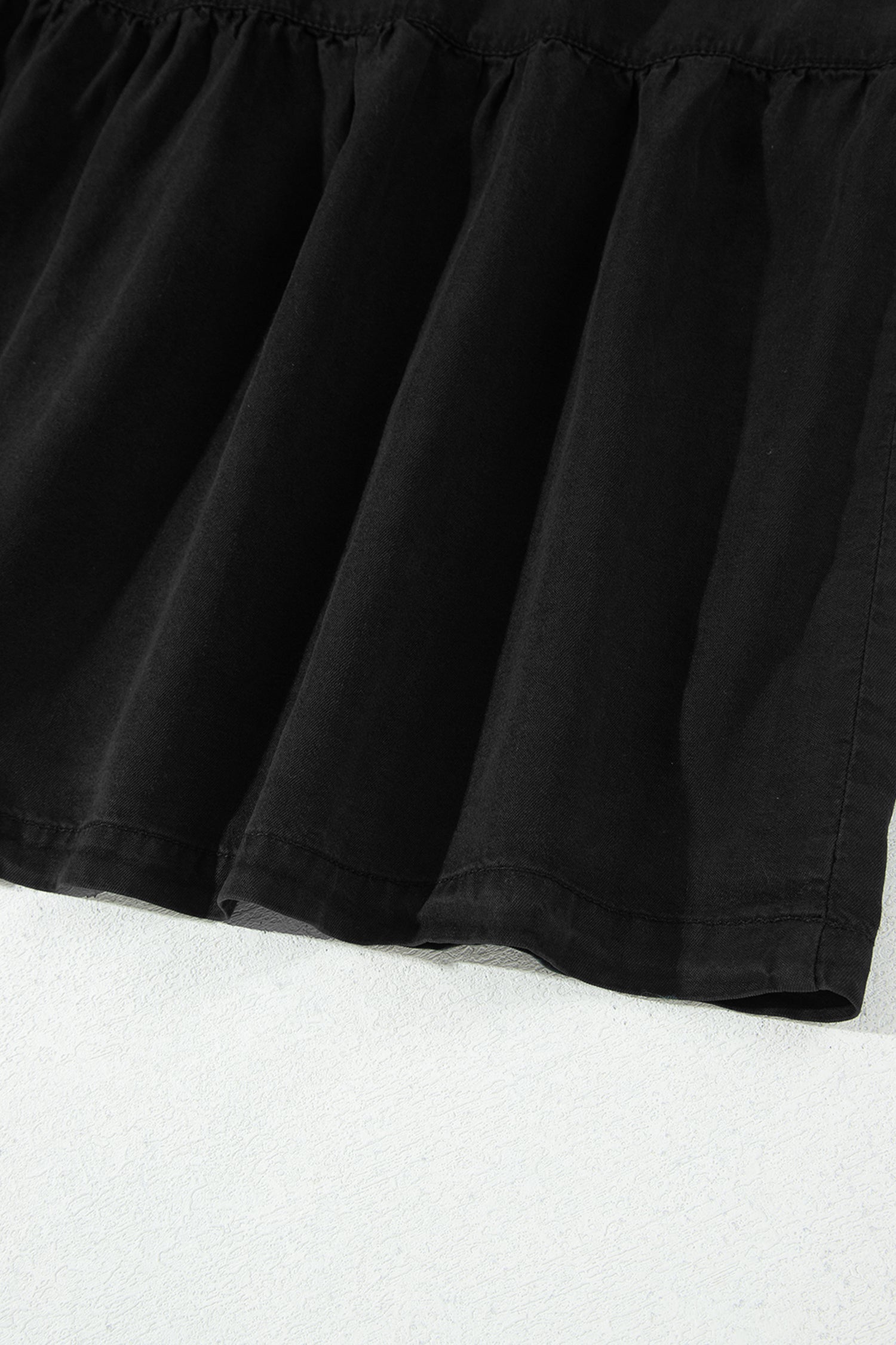 Elastic Waist Tiered Maxi Skirt