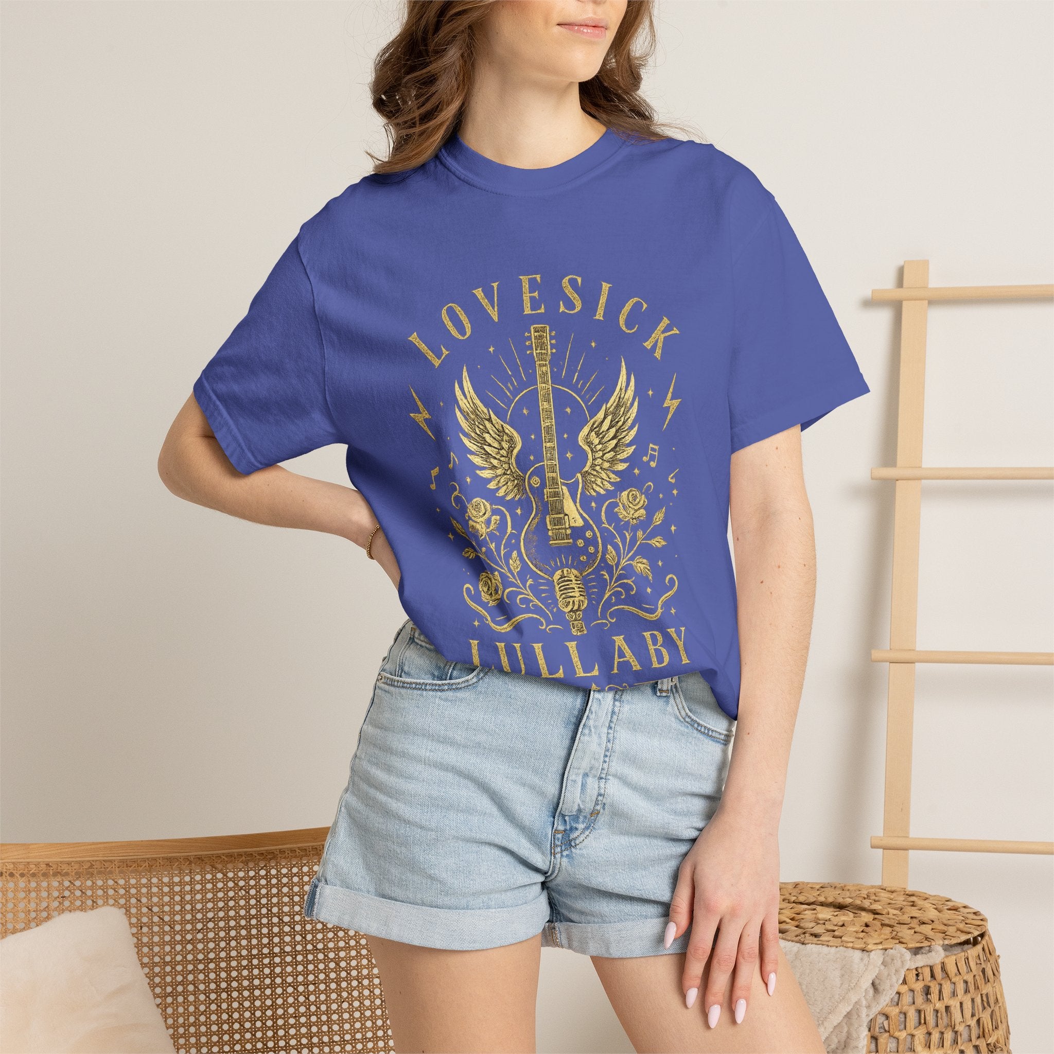Lovesick Lullaby Guitar T Shirt
