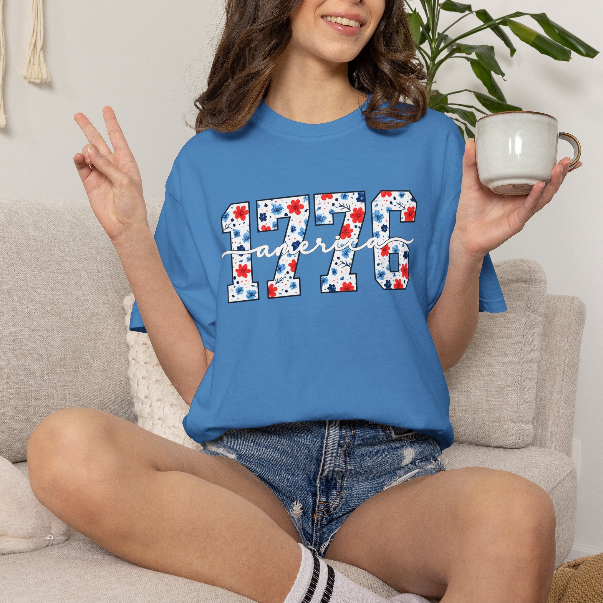 1776 Patriotic Graphic T-Shirt