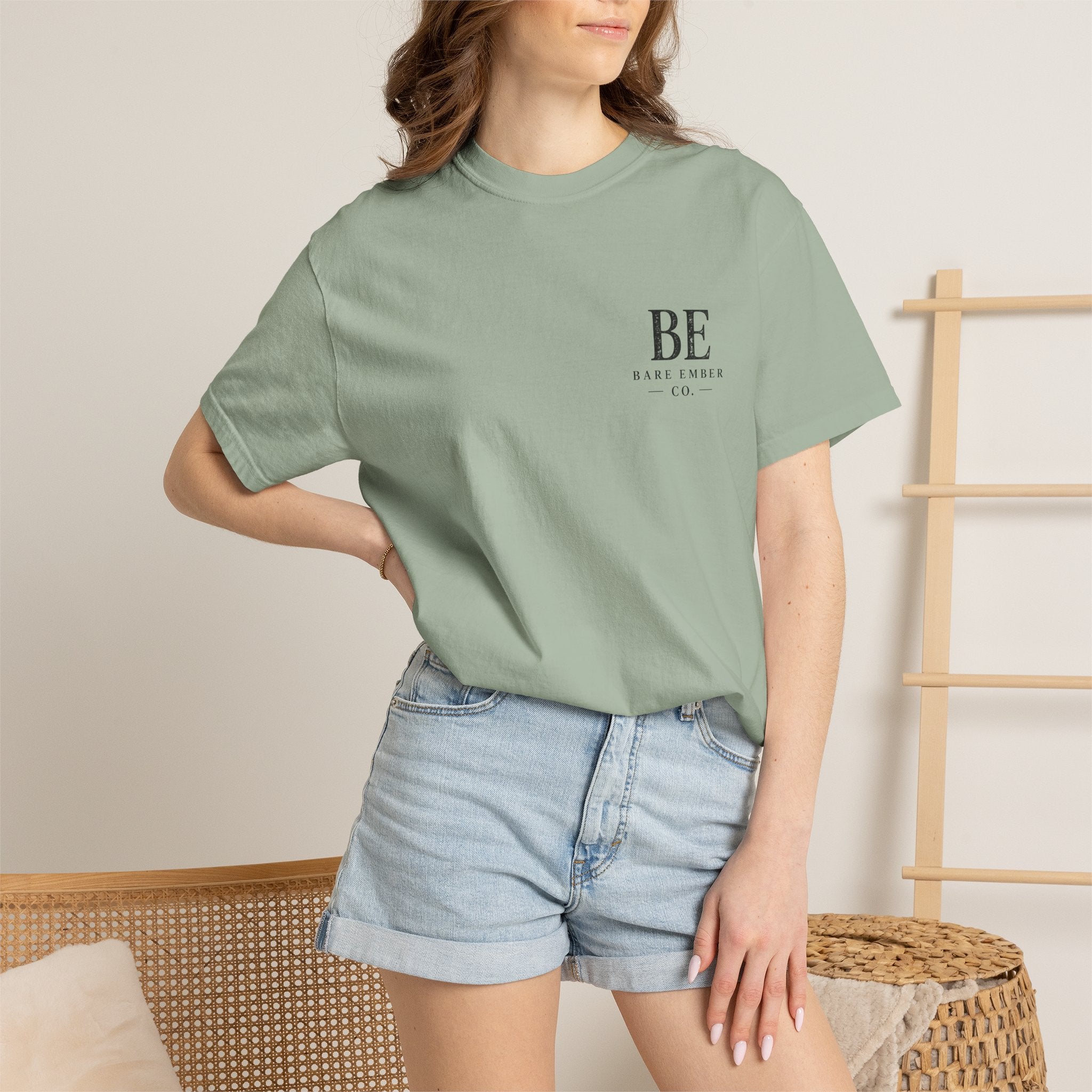 BE Floral Logo T‑Shirt