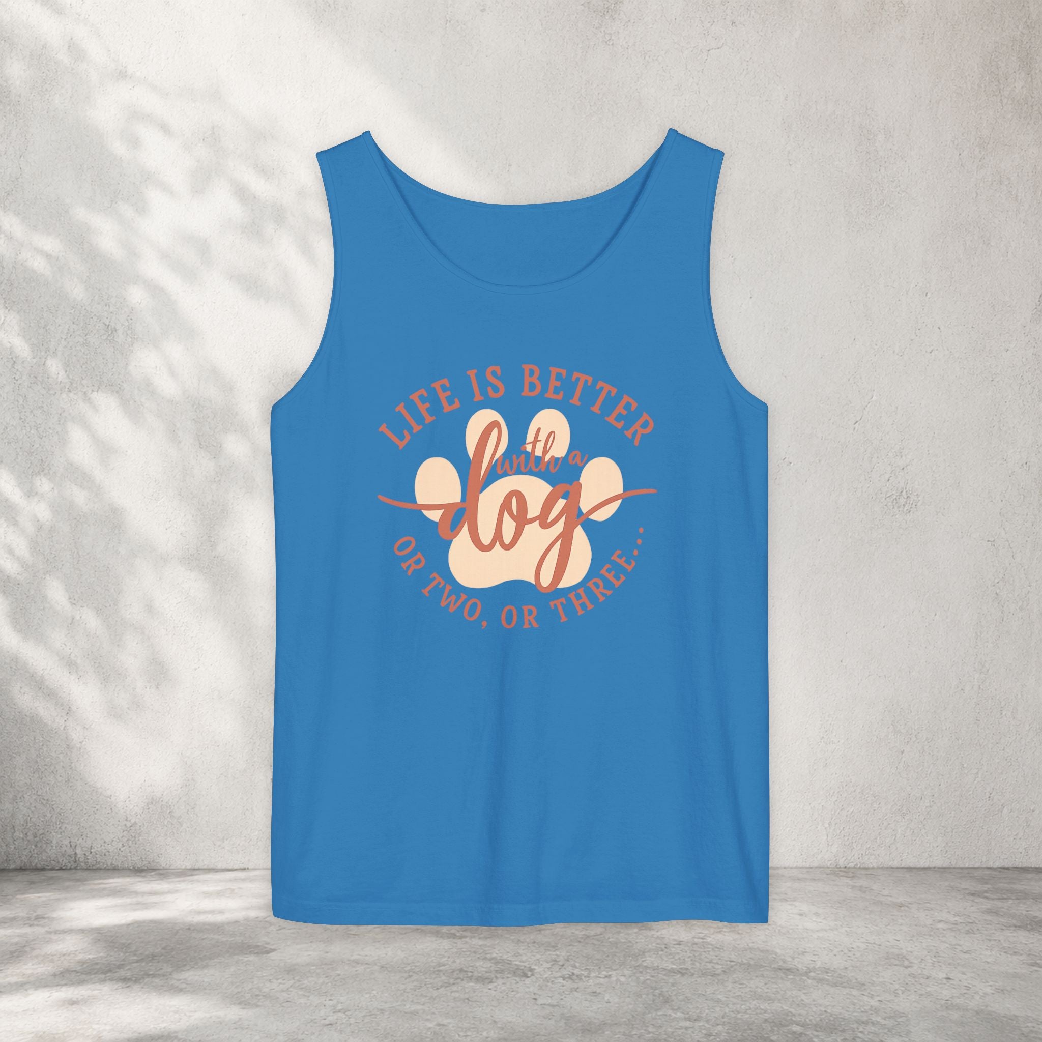 Life Is Better With a Dog Or Two, Or Three Tank Top