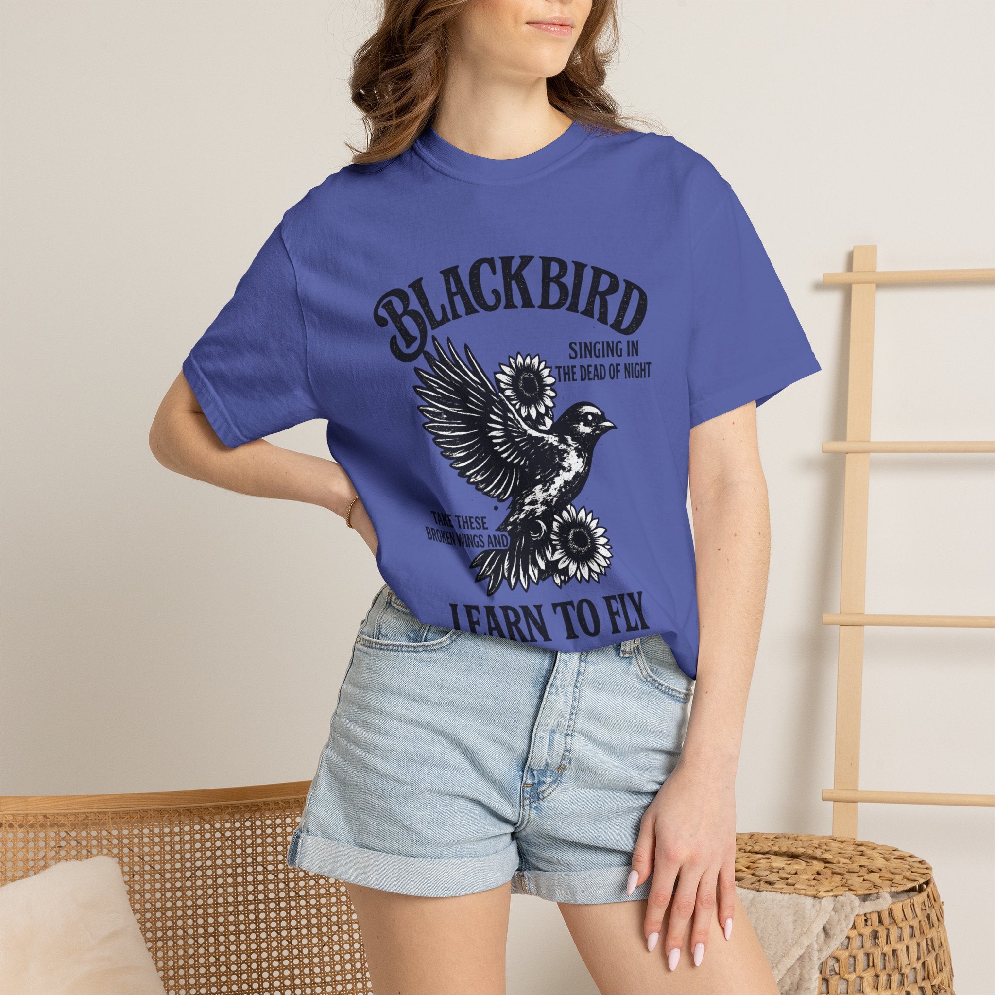 Blackbird 'Learn to Fly' Graphic T-Shirt