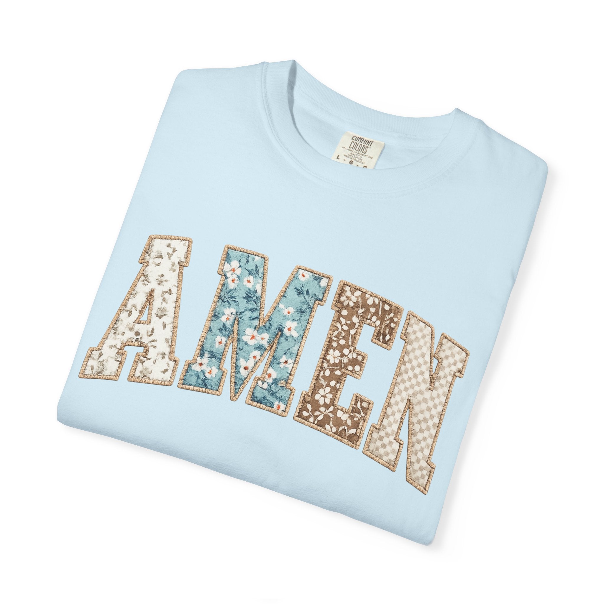 Amen Floral Patch T-Shirt