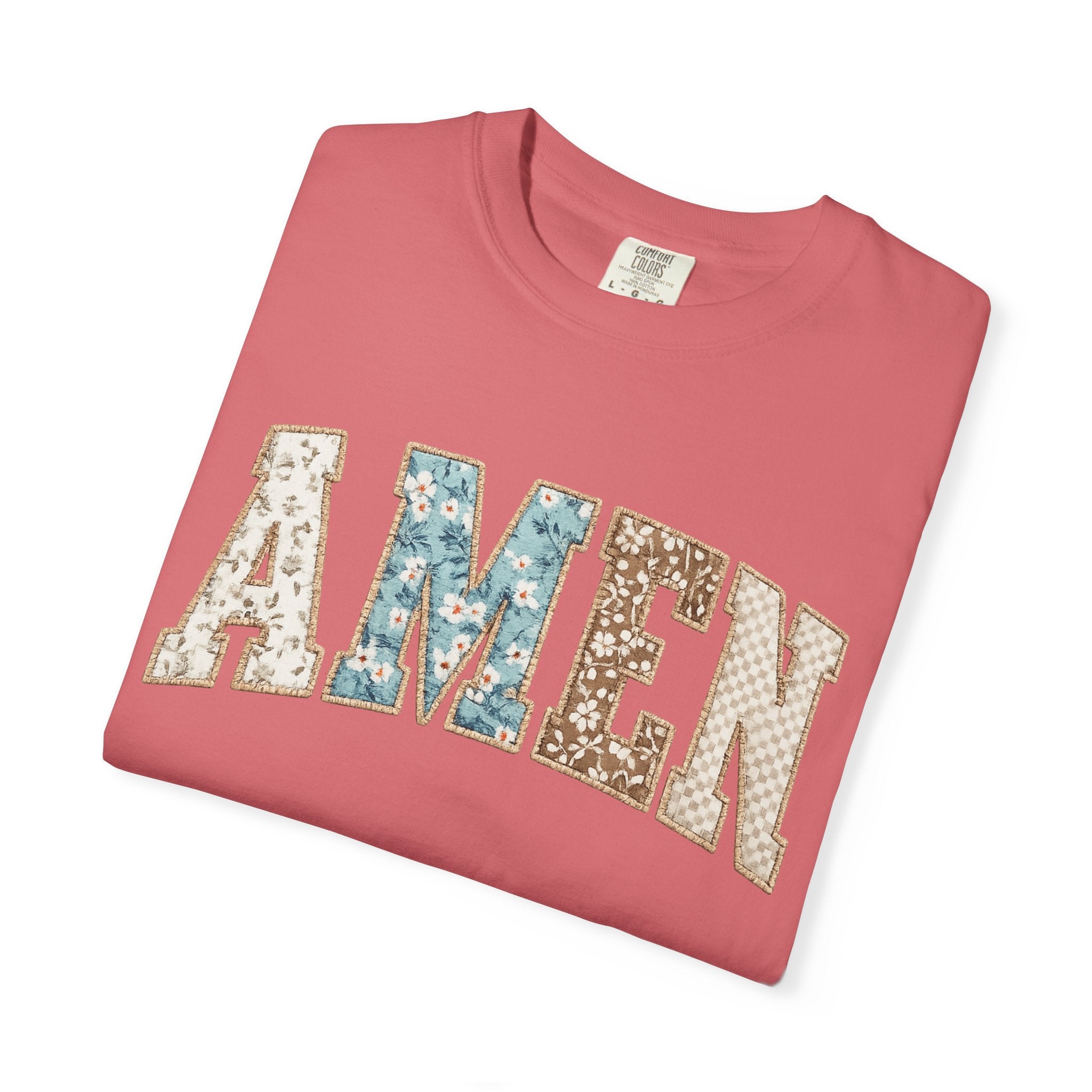 Amen Floral Patch T-Shirt