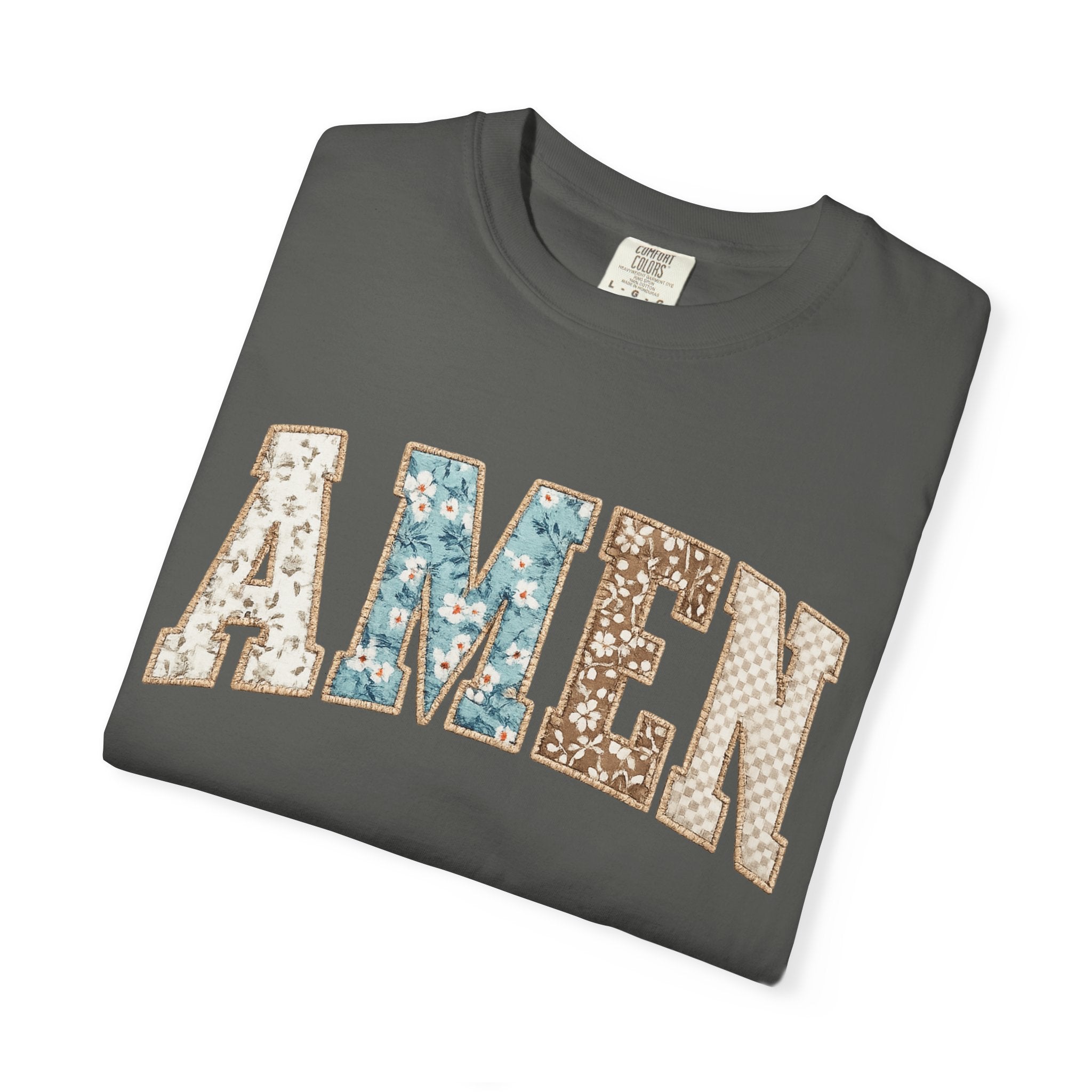 Amen Floral Patch T-Shirt