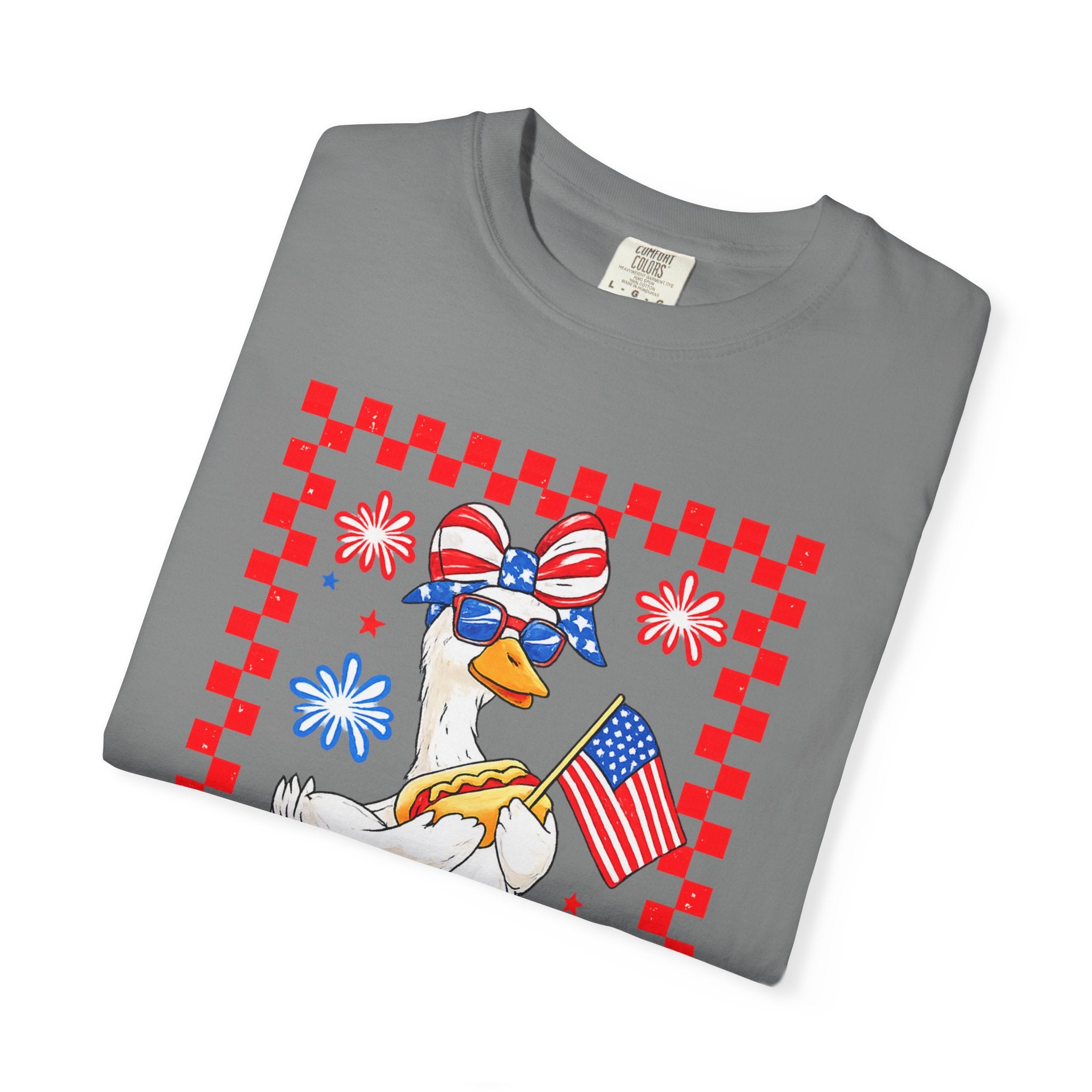 Patriotic Goose Graphic T-Shirt