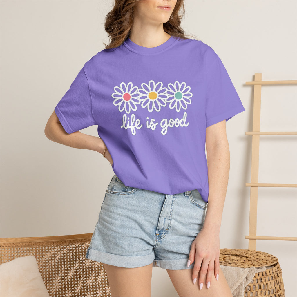 Life Is Good Daisy Graphic T-Shirt