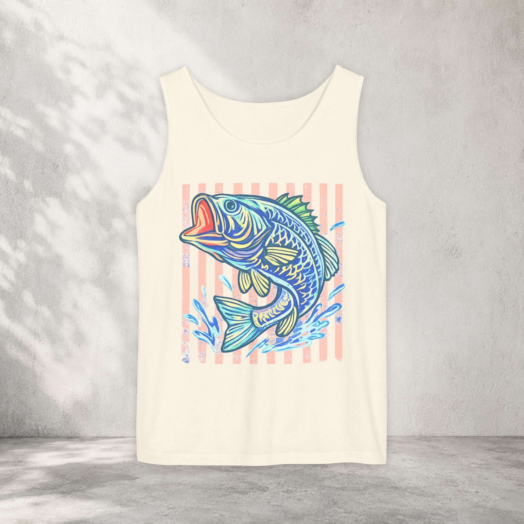 Striped Bass Graphic Tank Top