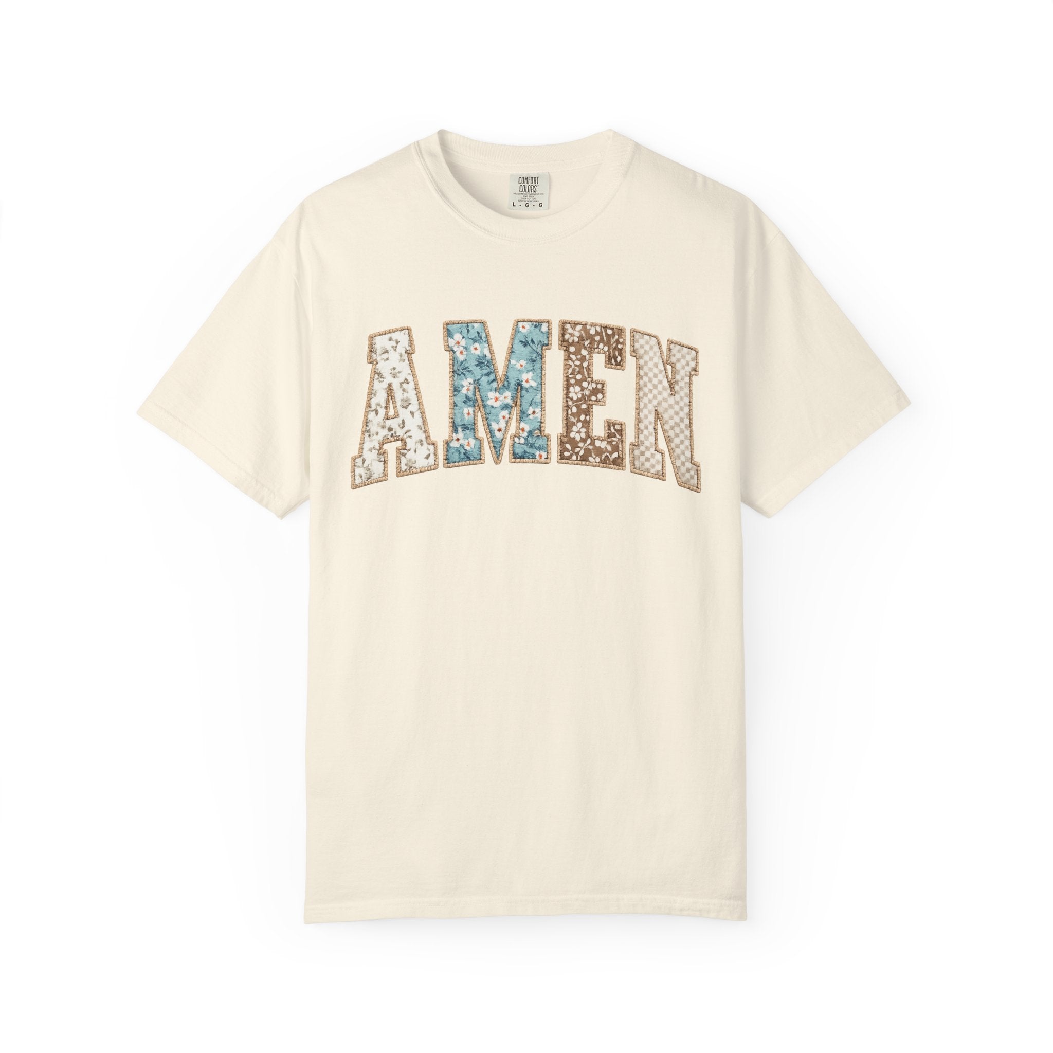 Amen Floral Patch T-Shirt