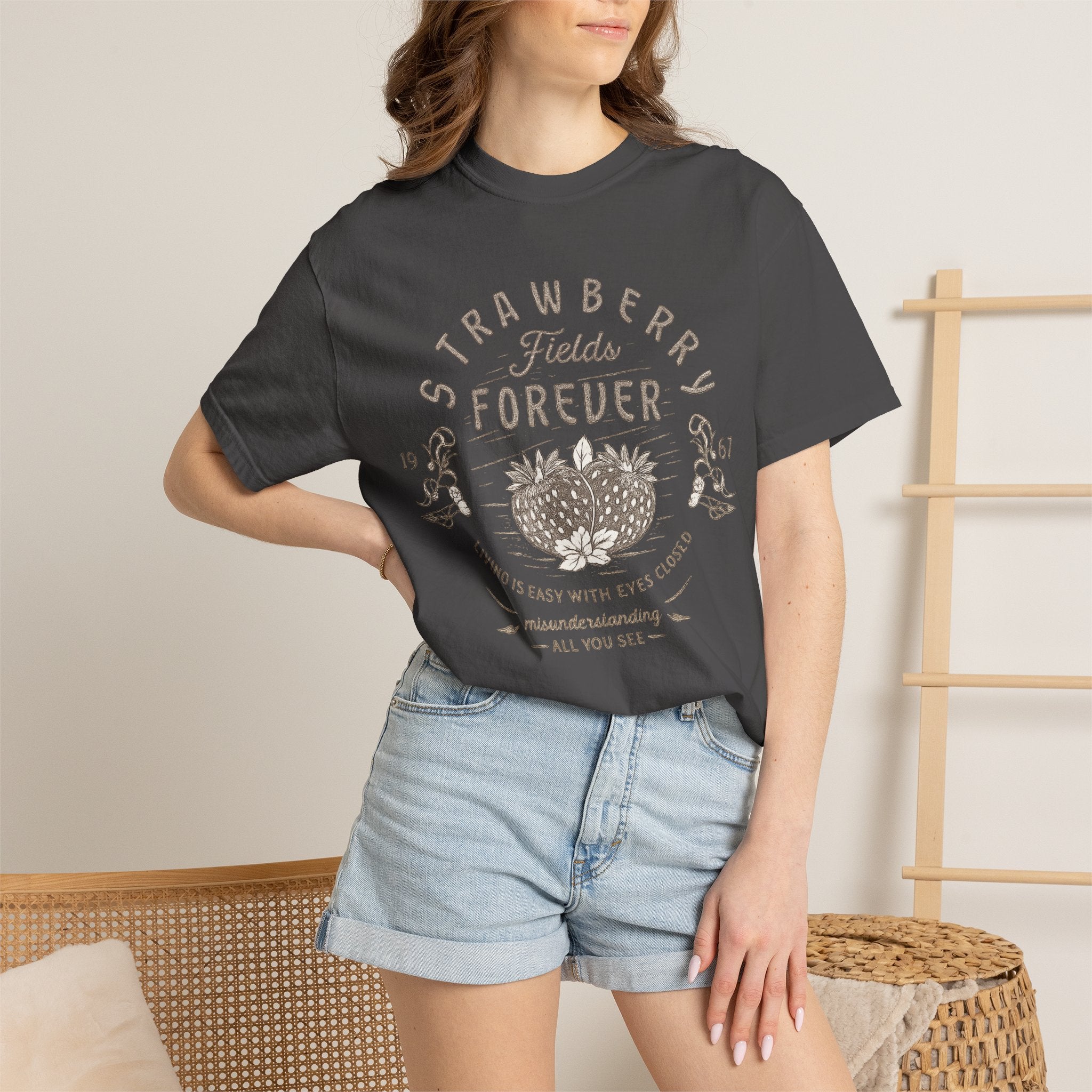 Strawberry Fields Forever Graphic T-Shirt