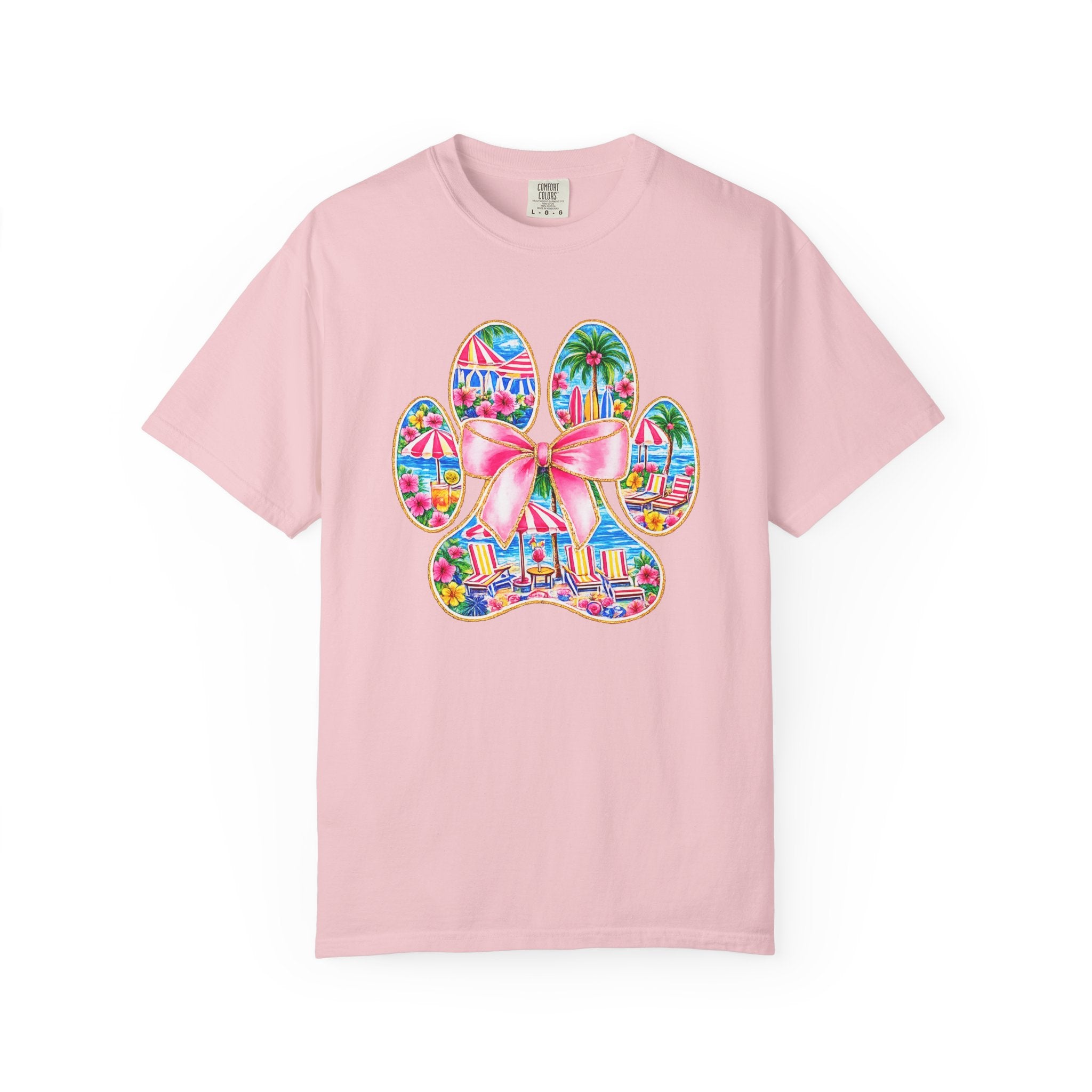 Beach Paw Print T-Shirt