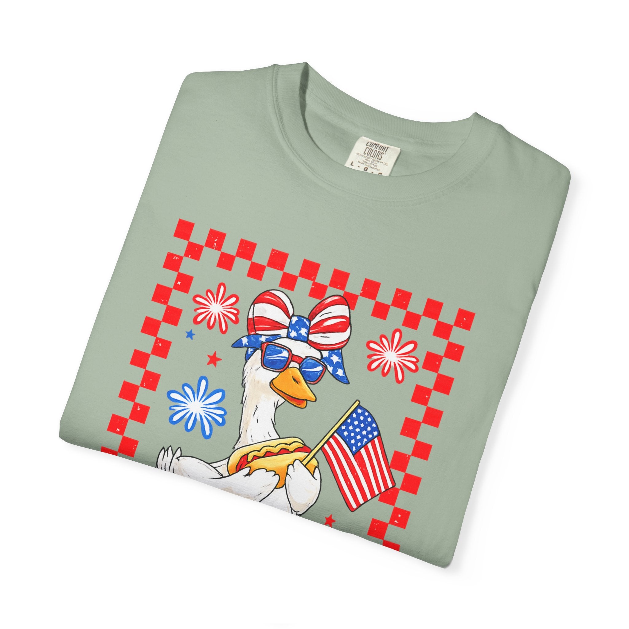 Patriotic Goose Graphic T-Shirt