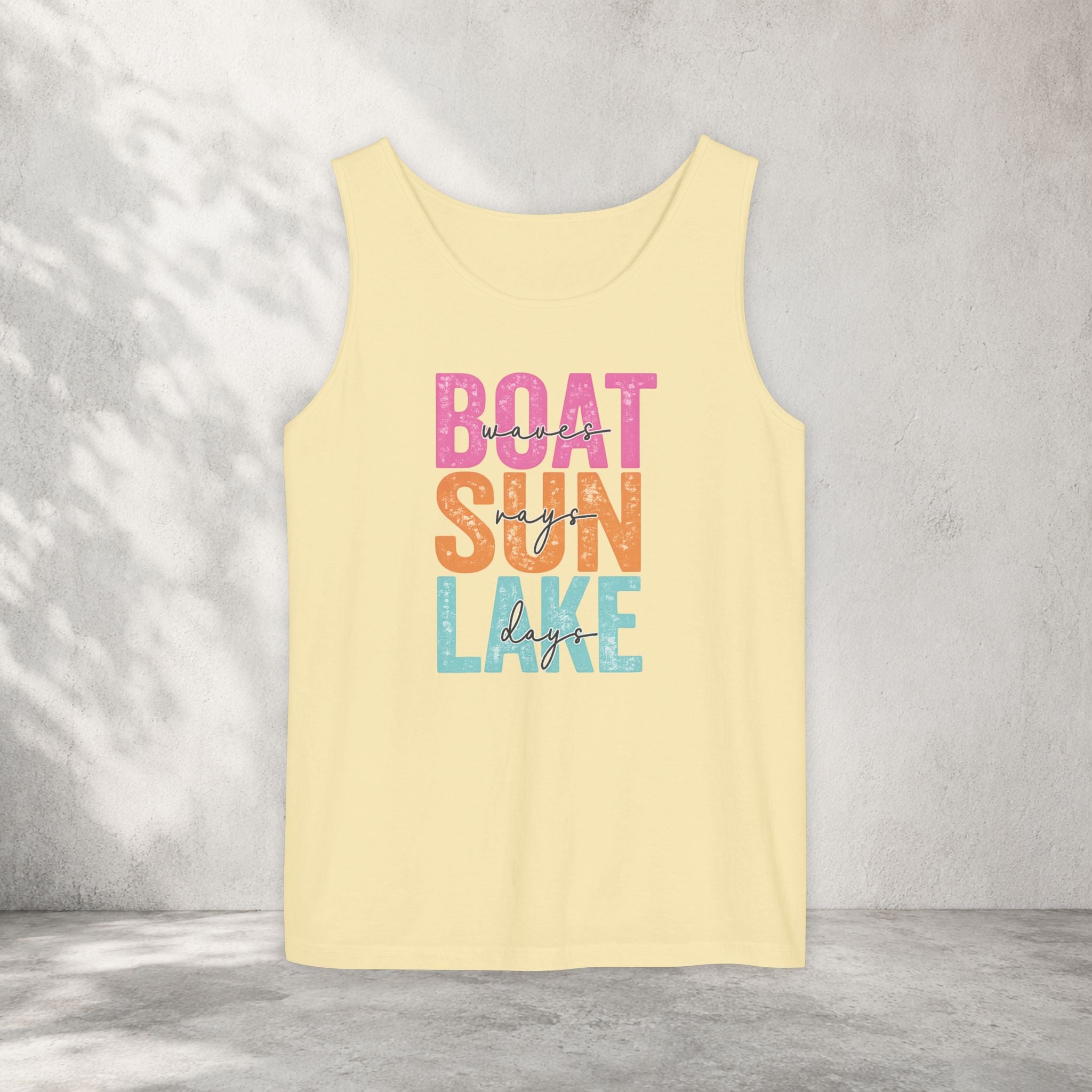 Boat Sun Lake Tank Top