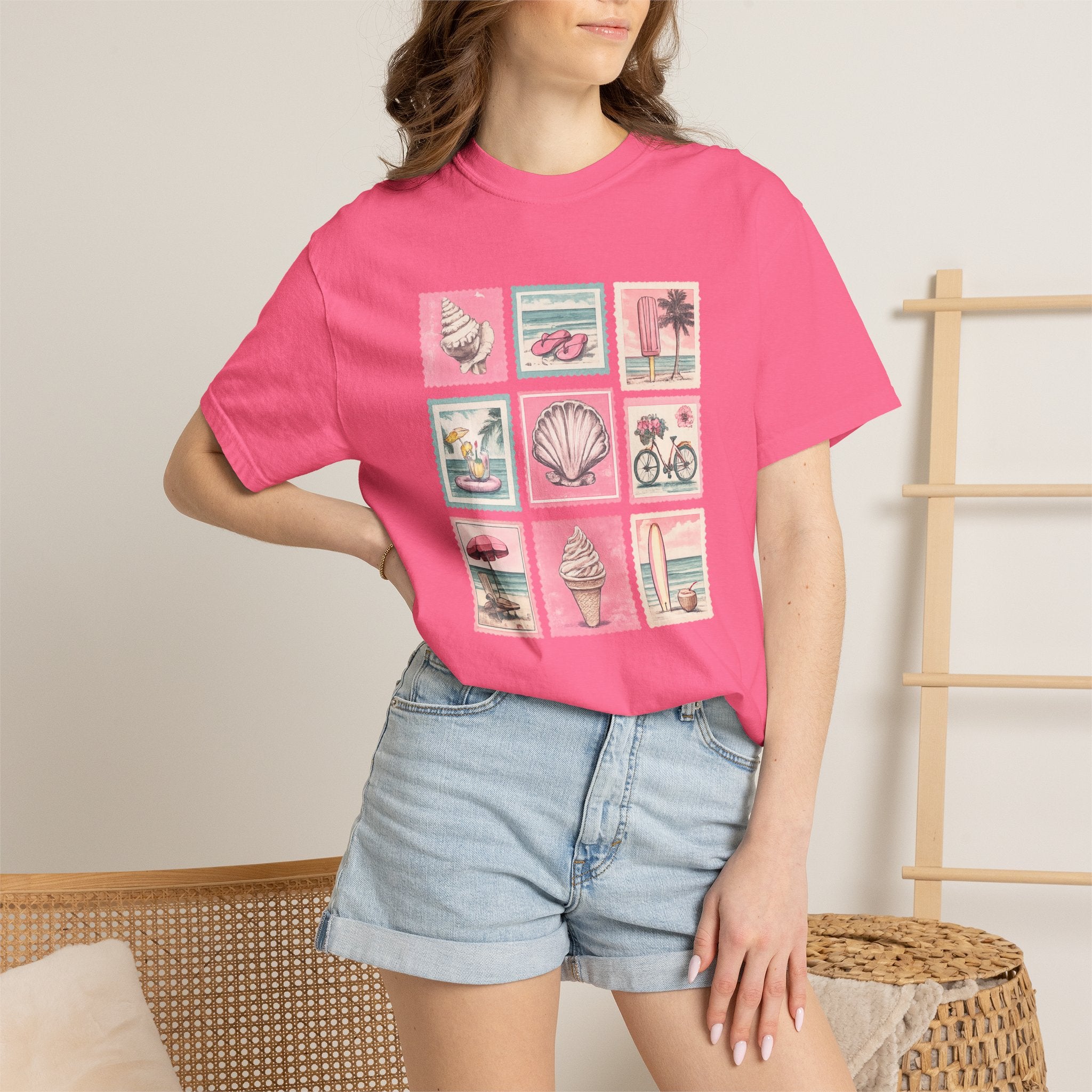 Vintage Beach Icons T-Shirt