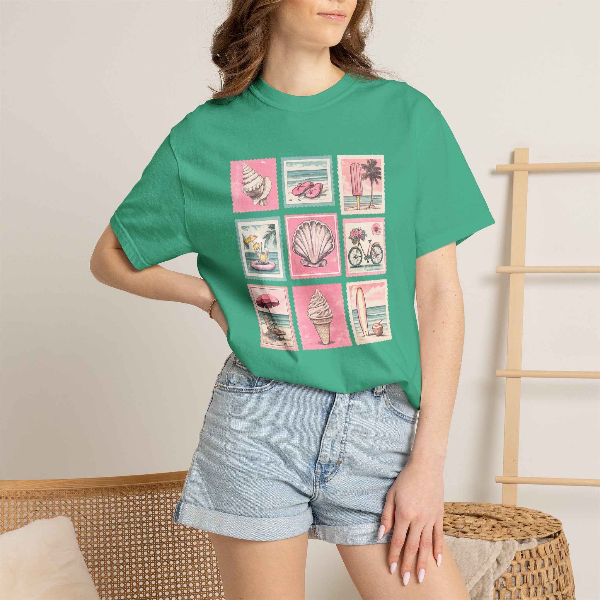 Vintage Beach Icons T-Shirt