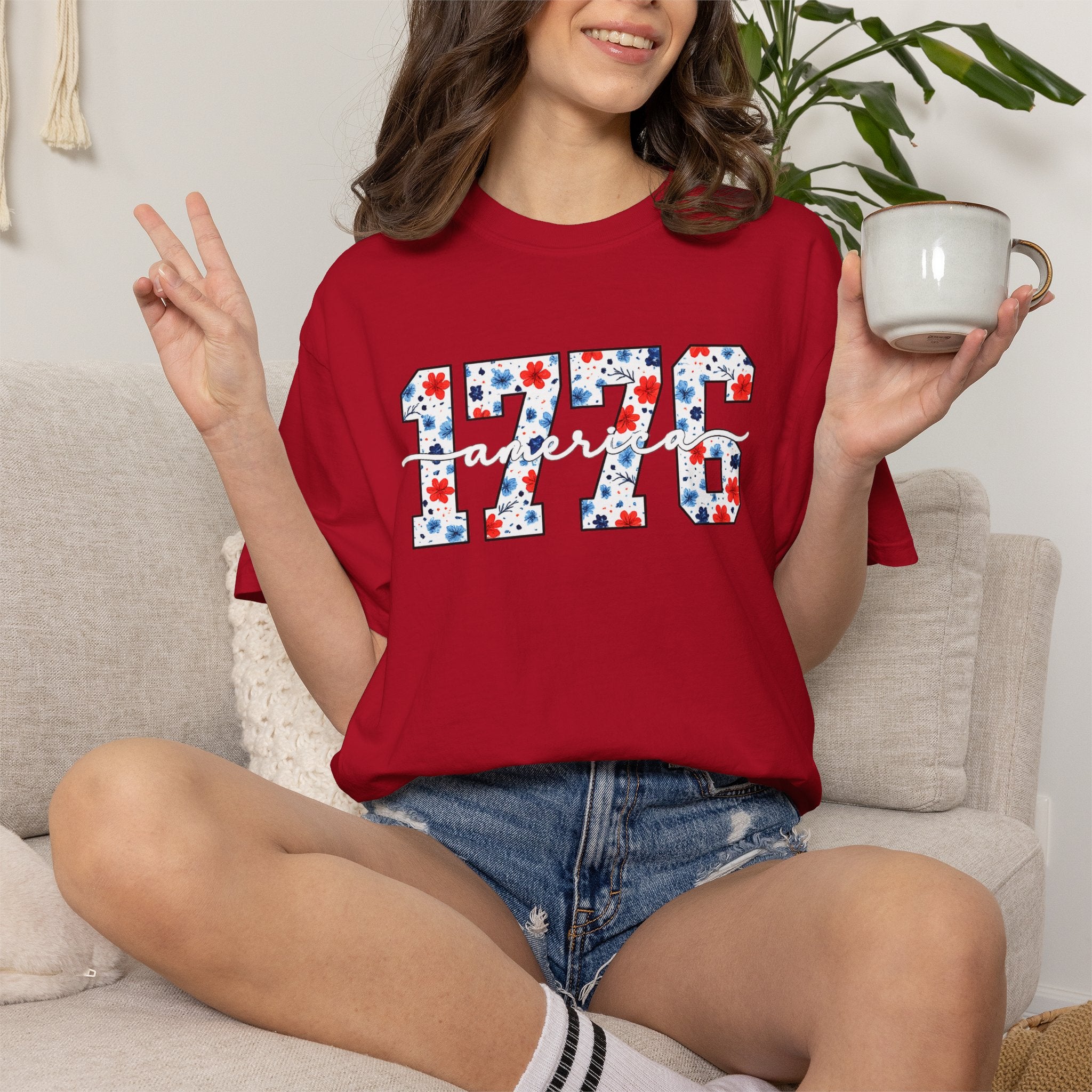 1776 Patriotic Graphic T-Shirt