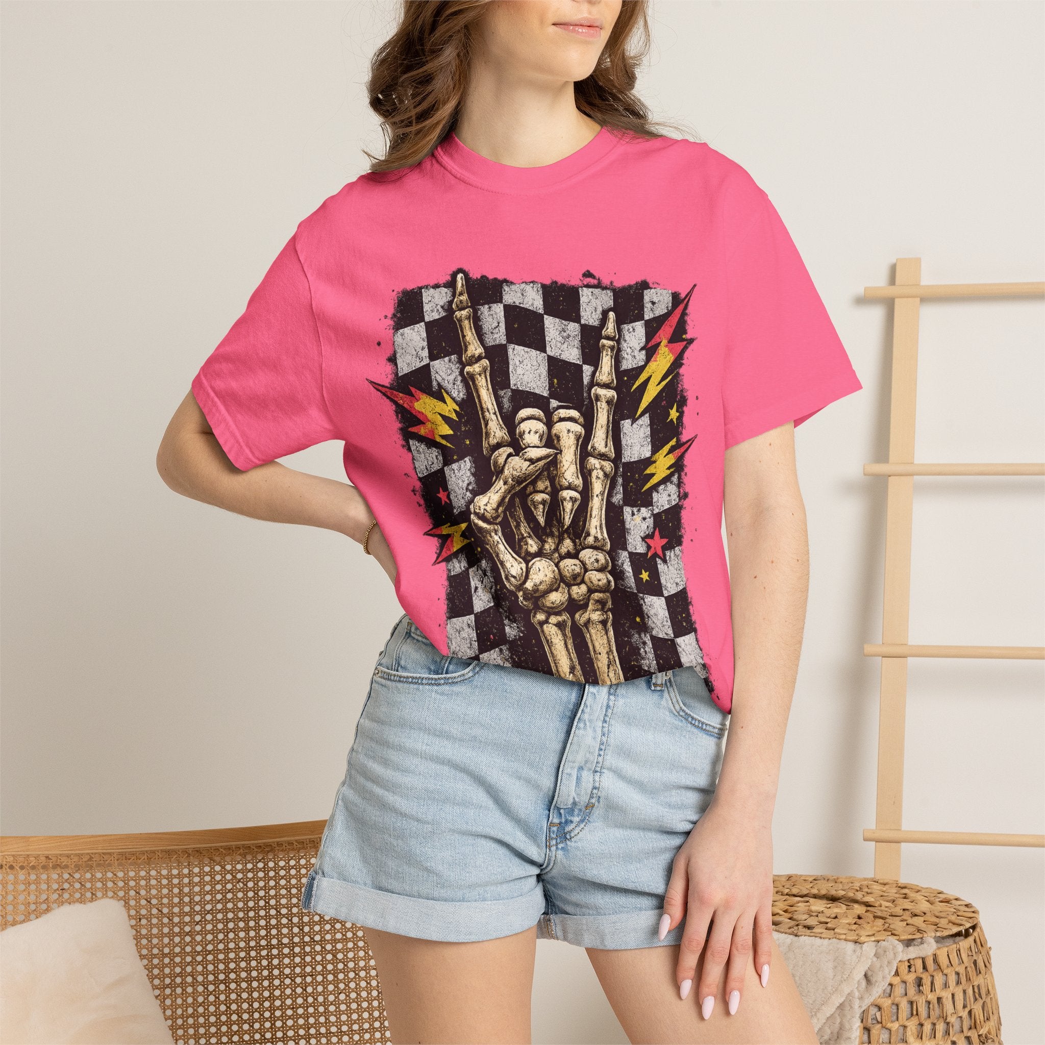 Skeleton Hand Rock T-Shirt