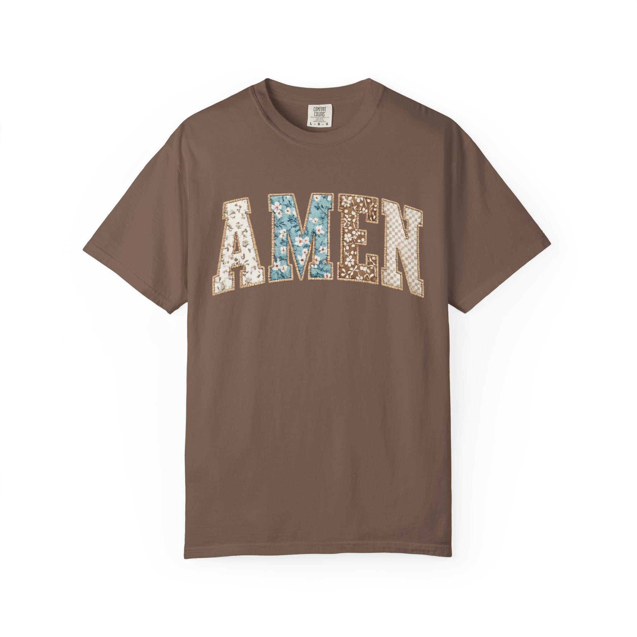 Amen Floral Patch T-Shirt