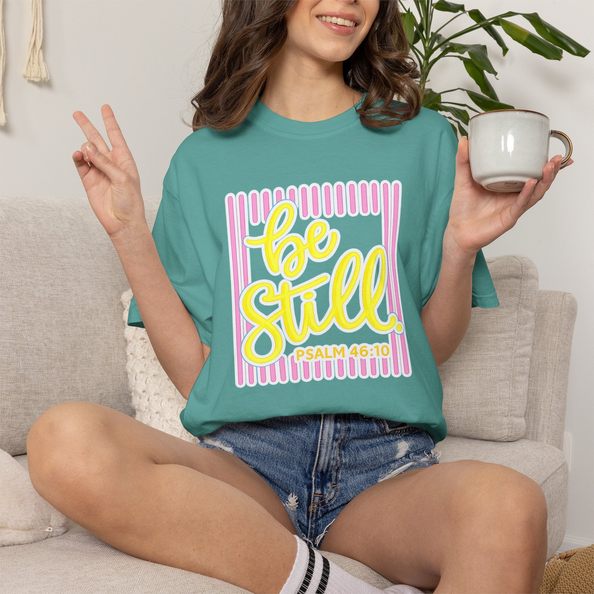 Be Still T-Shirt — Psalm 46:10 Graphic Tee