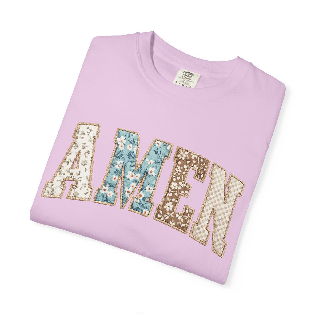 Amen Floral Patch T-Shirt
