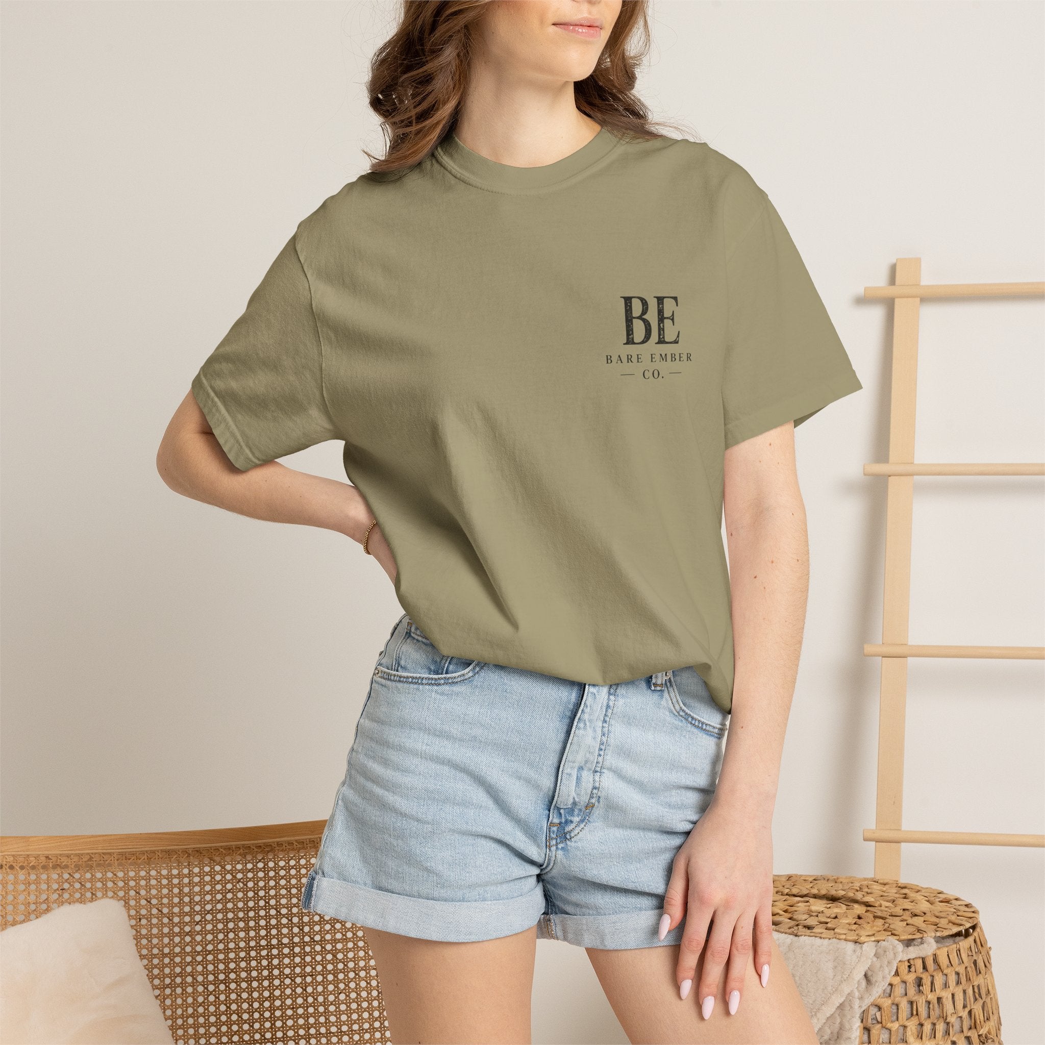 BE Floral Logo T‑Shirt