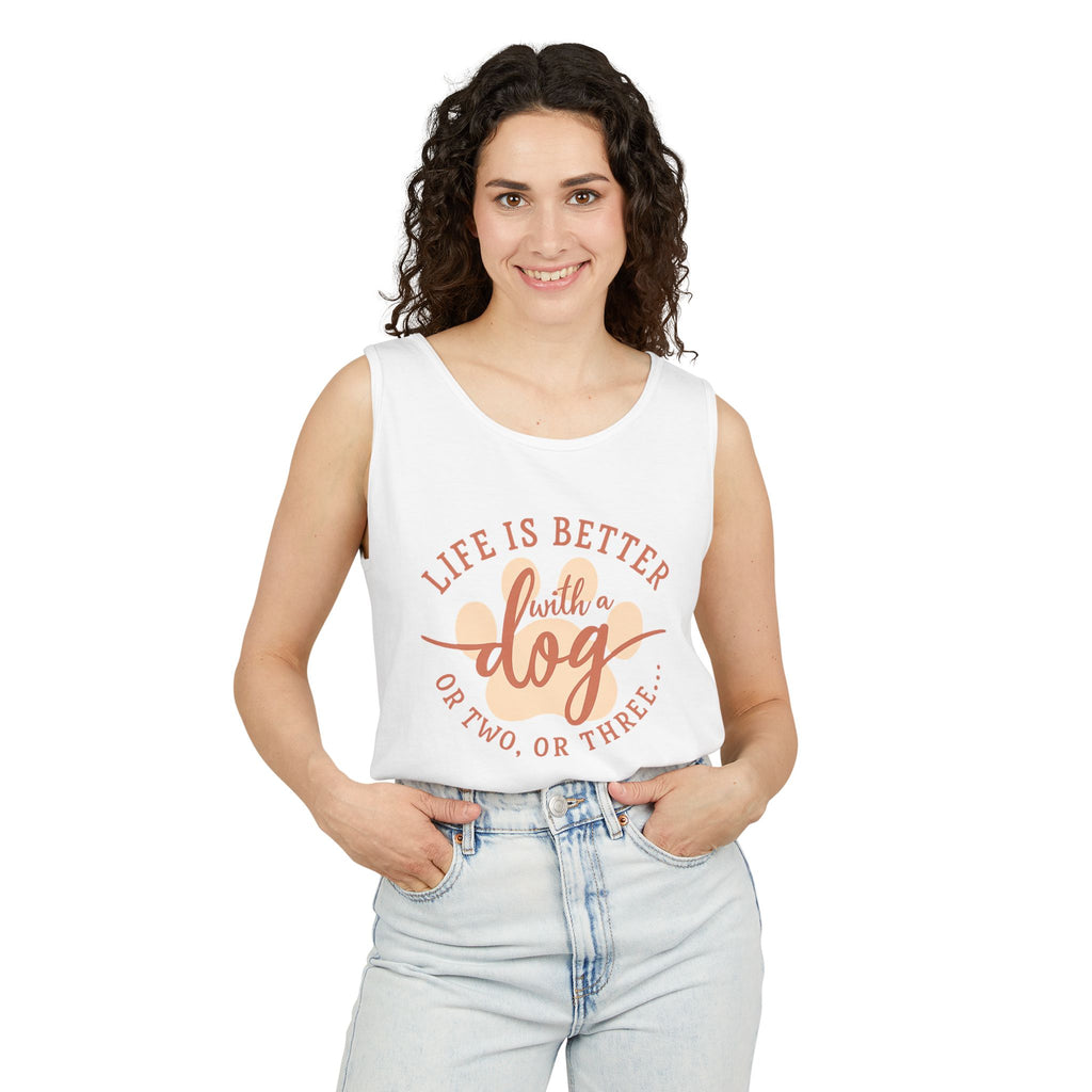 Life Is Better With a Dog Or Two, Or Three Tank Top