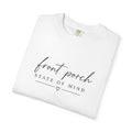 T-Shirt — "Front Porch State of Mind" Relaxed Script Tee
