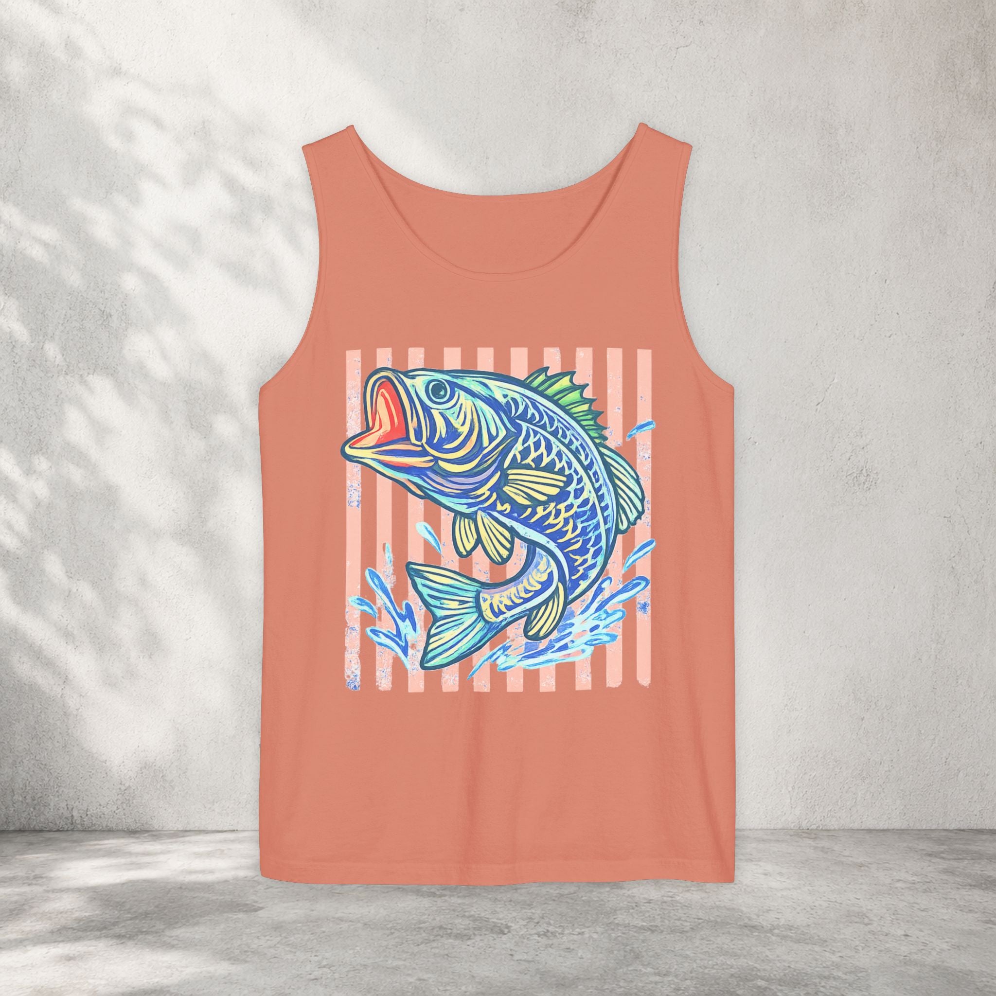 Striped Bass Graphic Tank Top