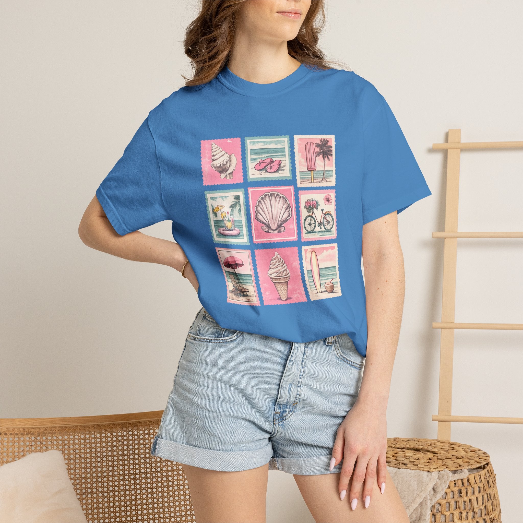 Vintage Beach Icons T-Shirt