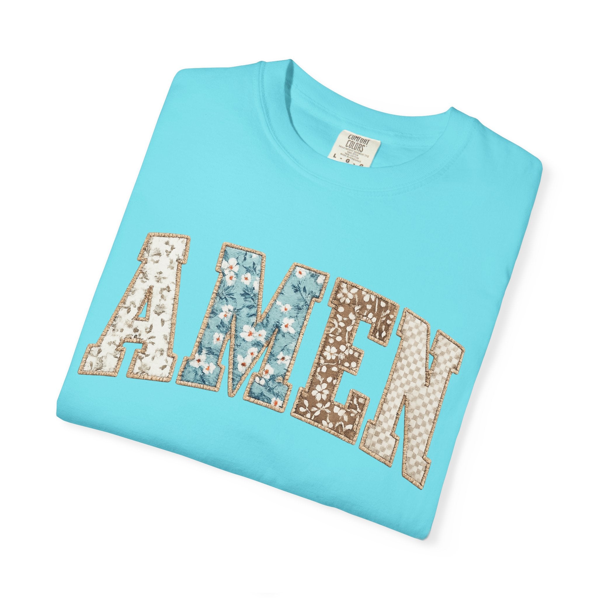 Amen Floral Patch T-Shirt