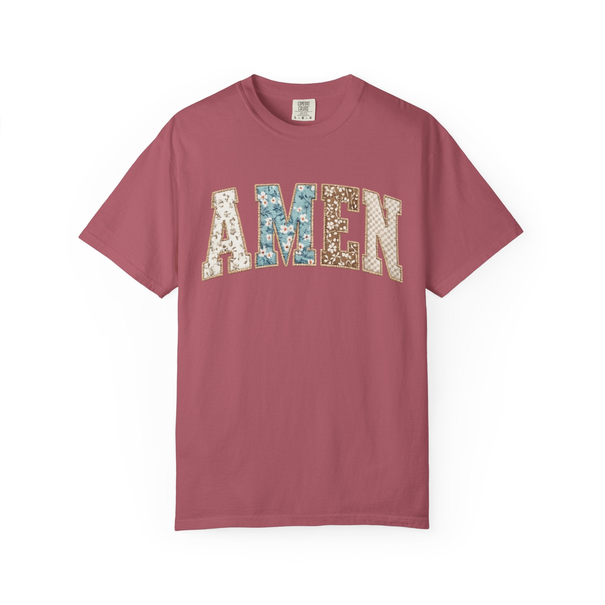 Amen Floral Patch T-Shirt