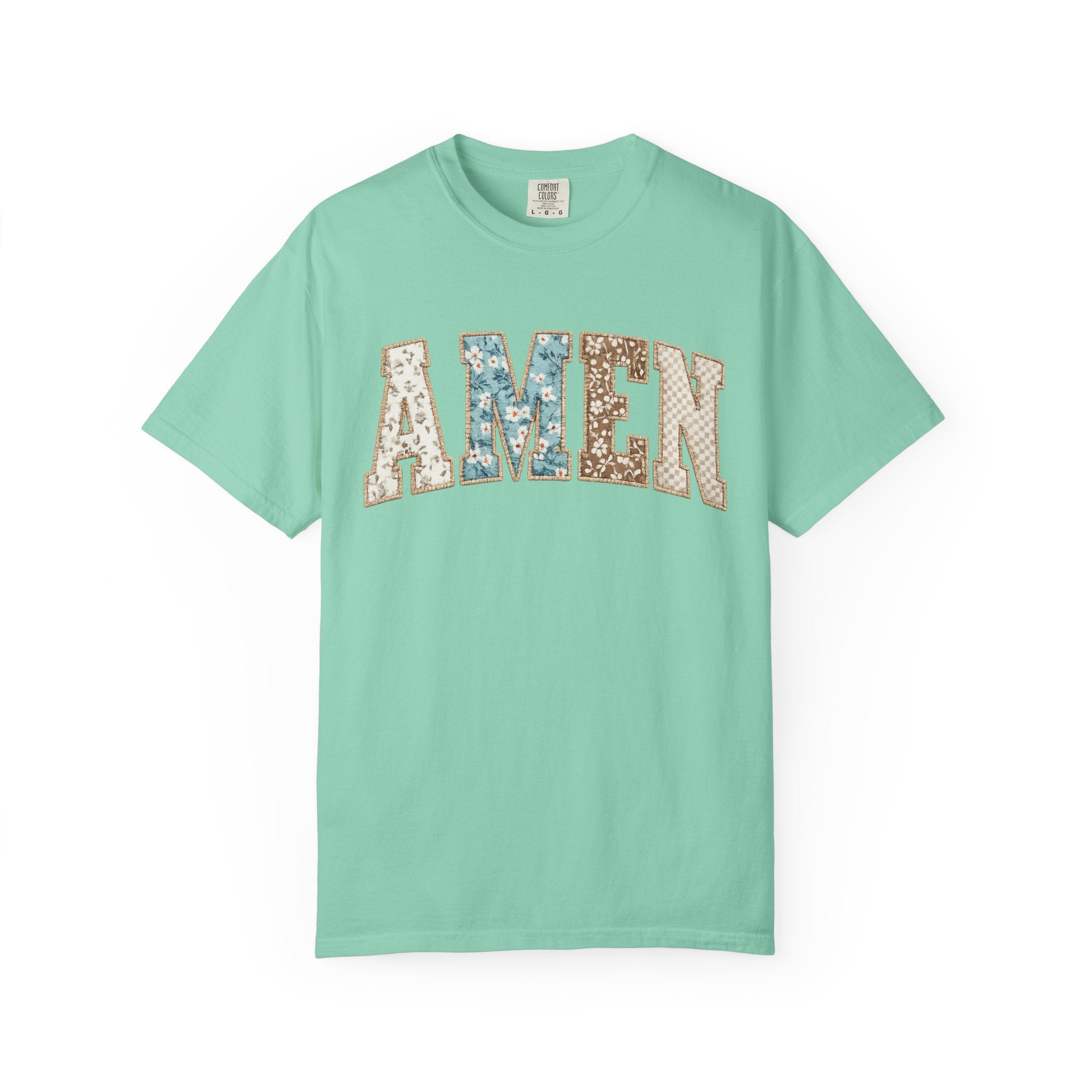 Amen Floral Patch T-Shirt