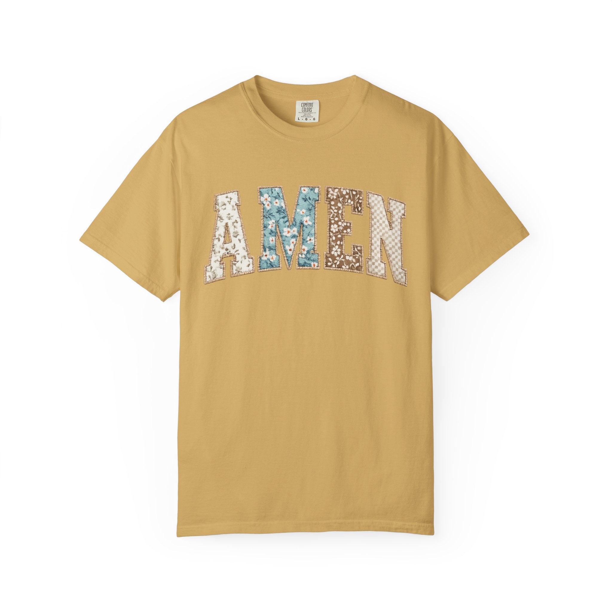 Amen Floral Patch T-Shirt