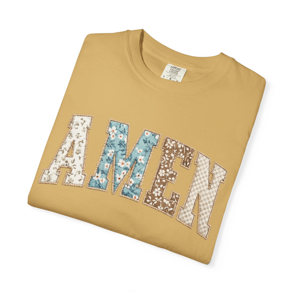 Amen Floral Patch T-Shirt