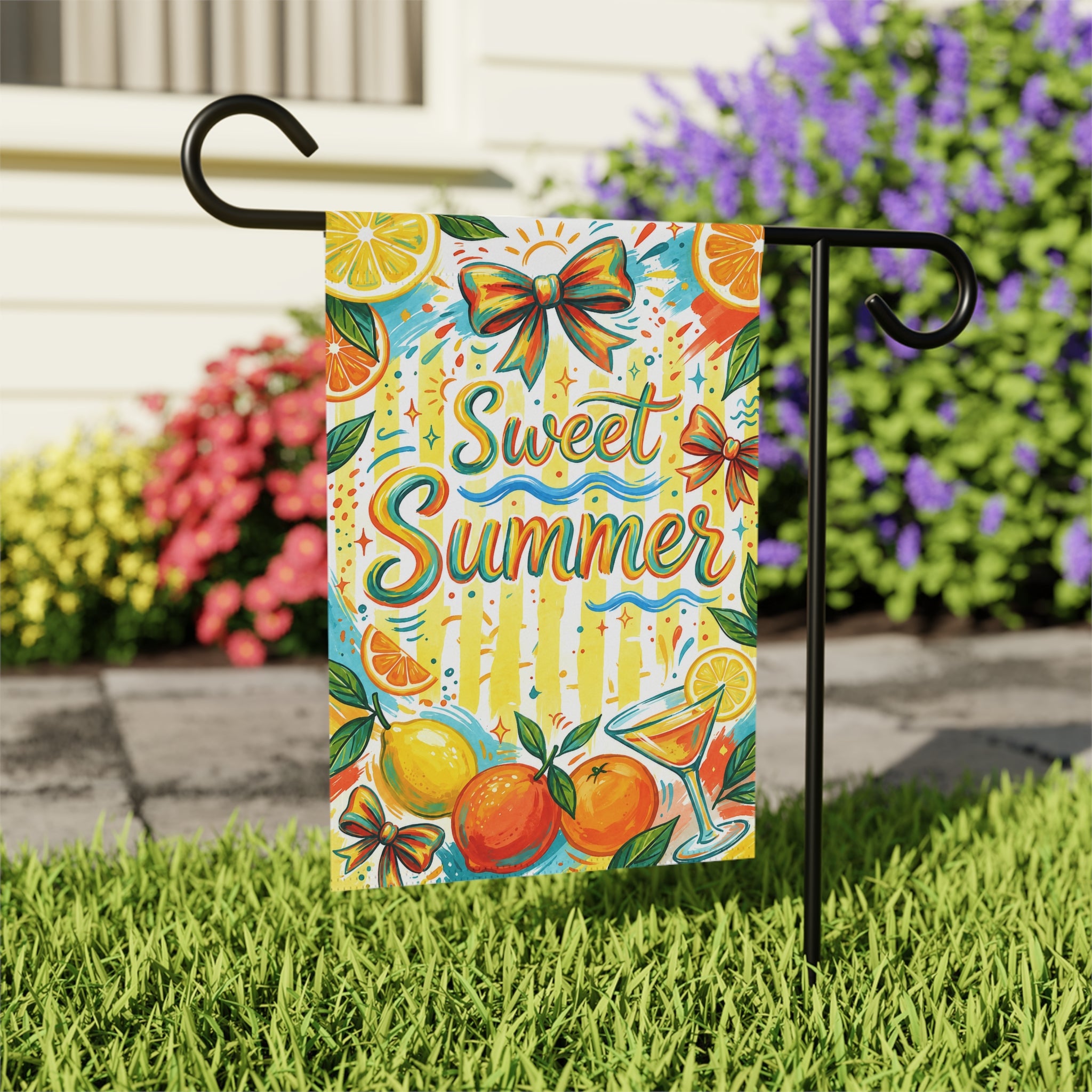 Sweet Summer Garden Flag