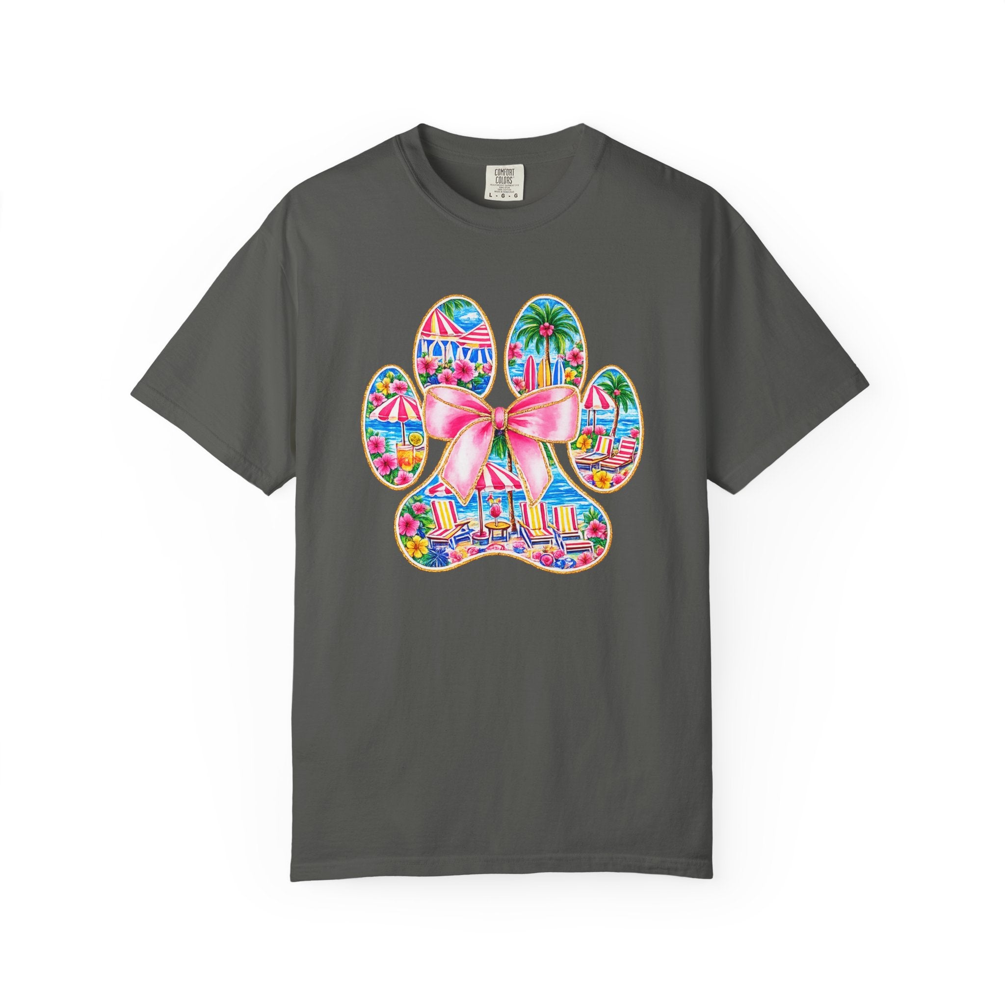 Beach Paw Print T-Shirt