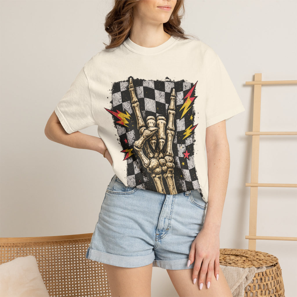 Skeleton Hand Rock T-Shirt