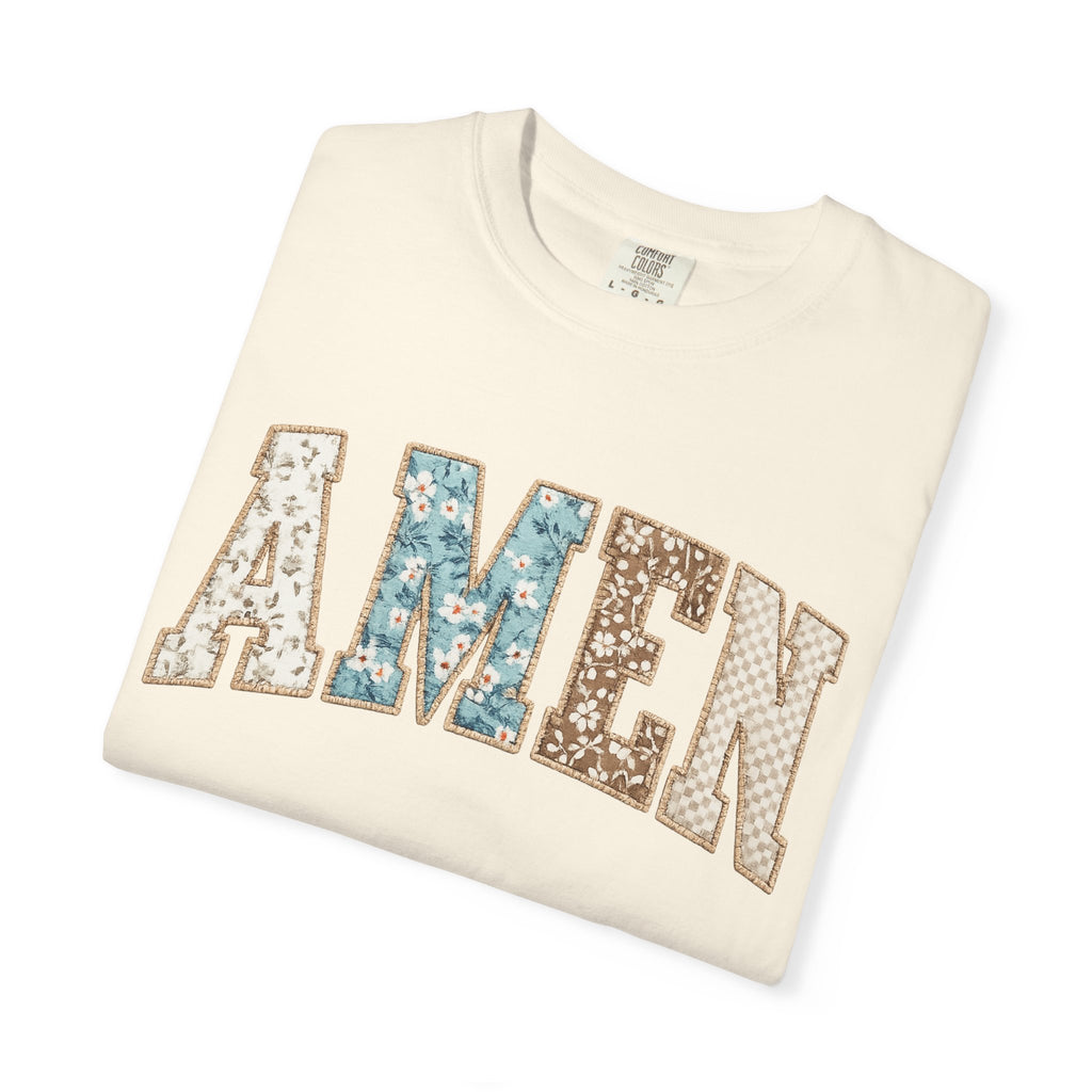 Amen Floral Patch T-Shirt