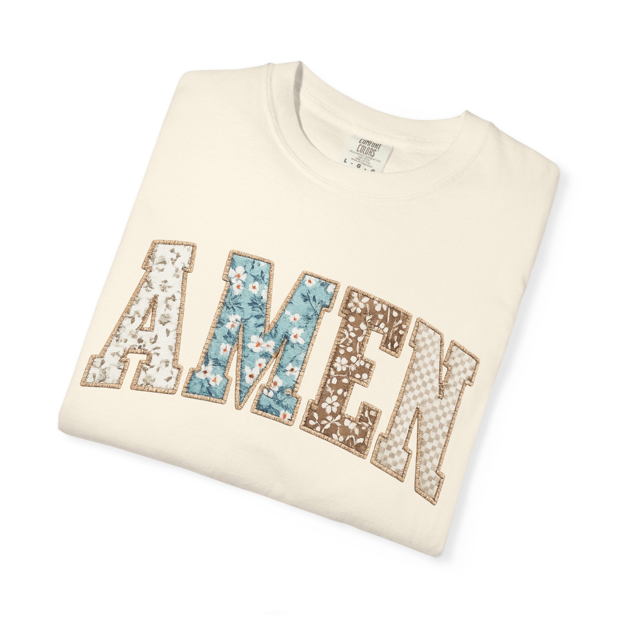 Amen Floral Patch T-Shirt