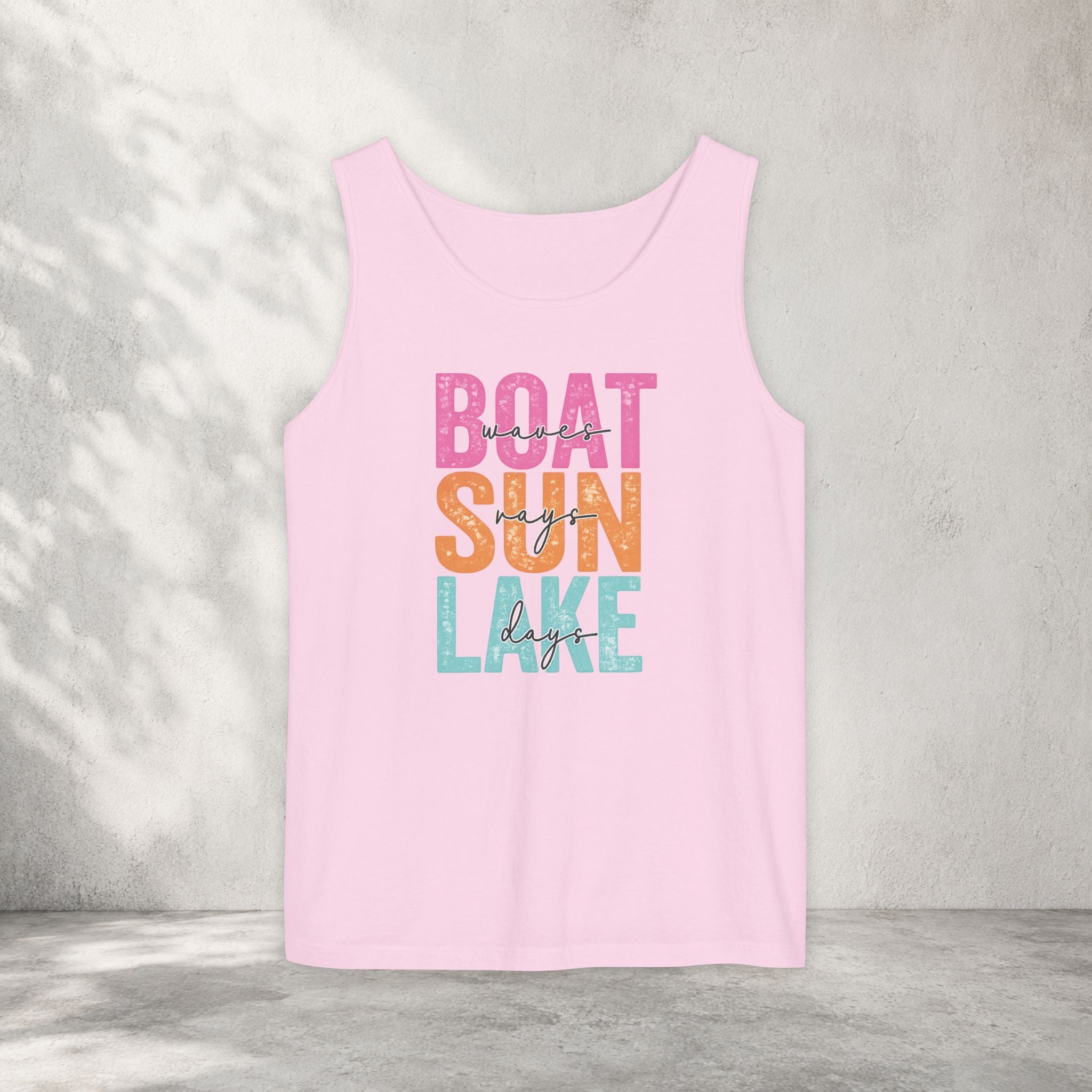 Boat Sun Lake Tank Top