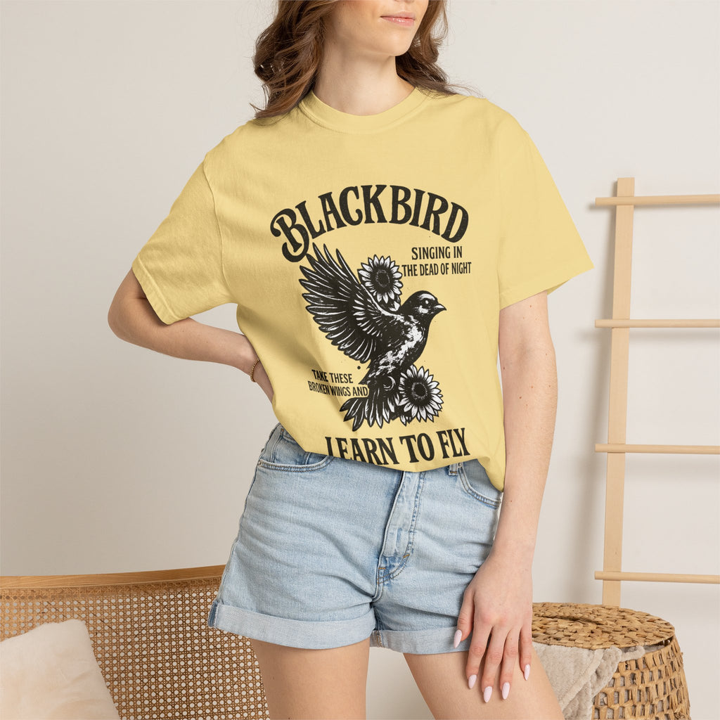 Blackbird 'Learn to Fly' Graphic T-Shirt