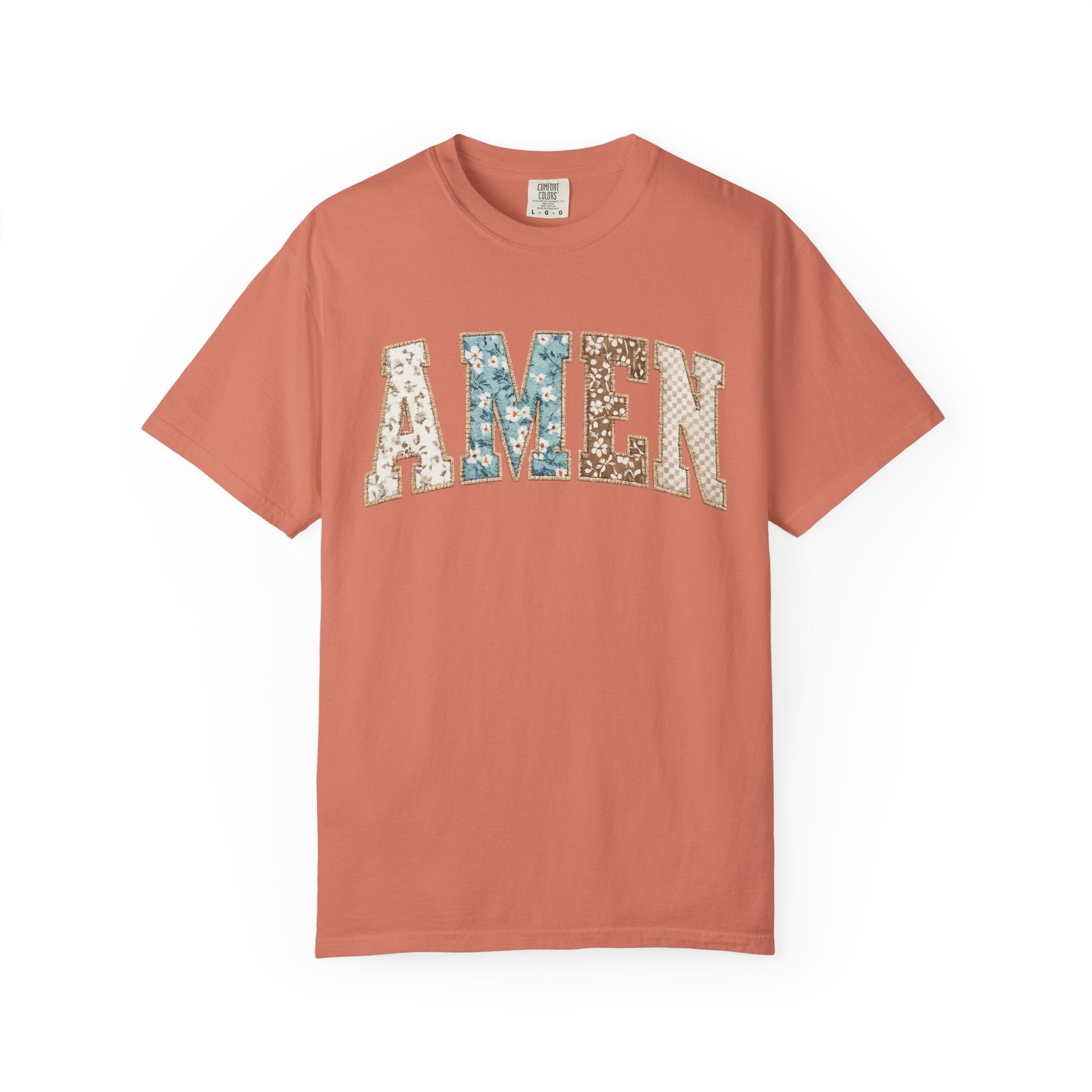 Amen Floral Patch T-Shirt