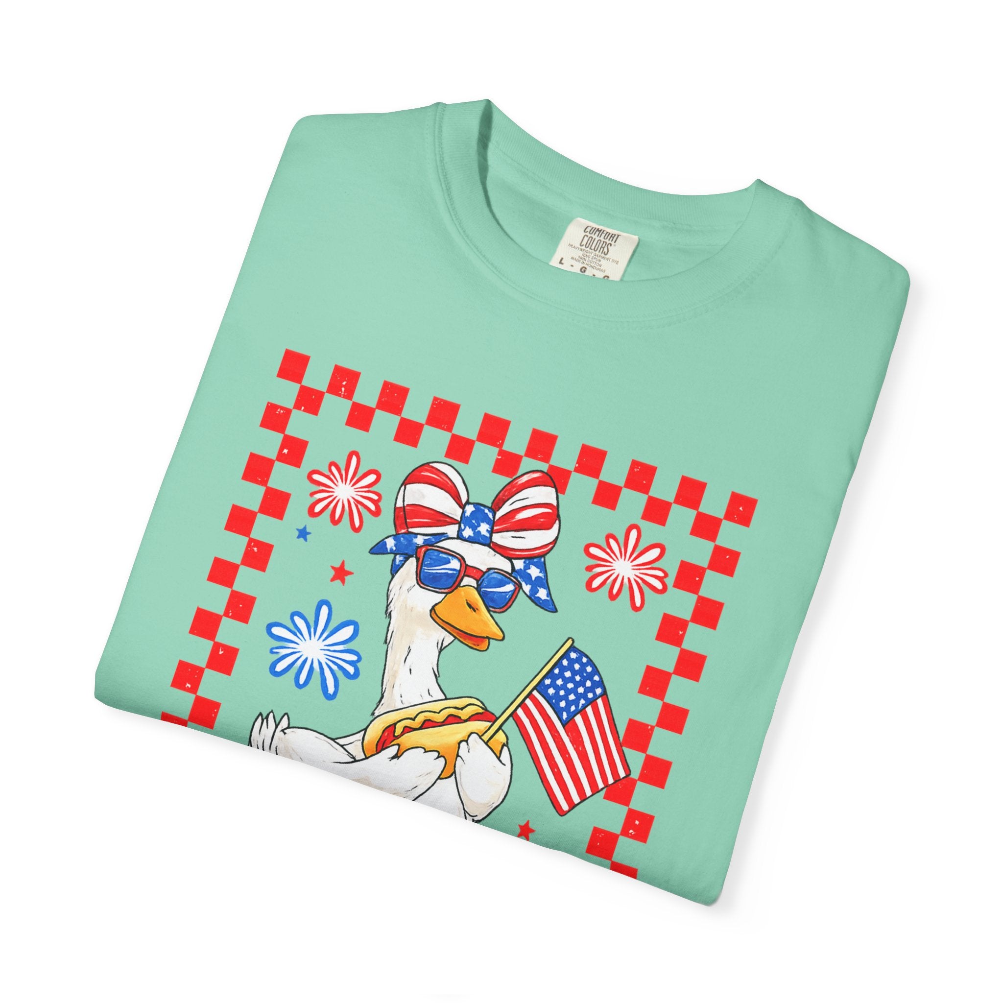 Patriotic Goose Graphic T-Shirt