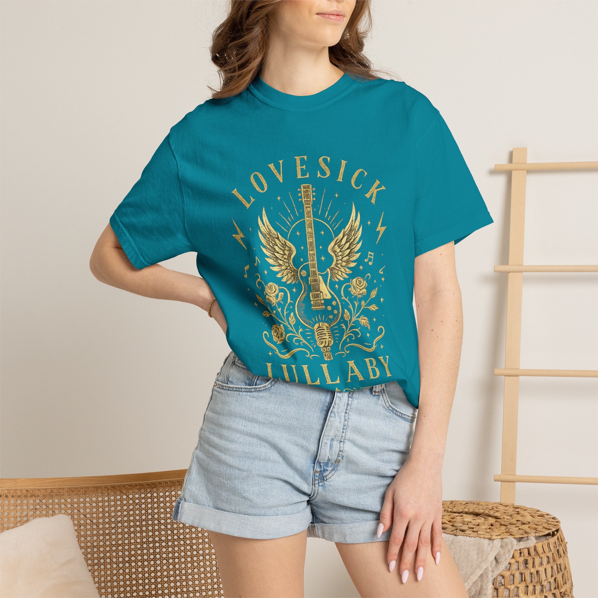Lovesick Lullaby Guitar T Shirt