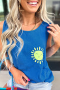 Graphic Casual Tank Top