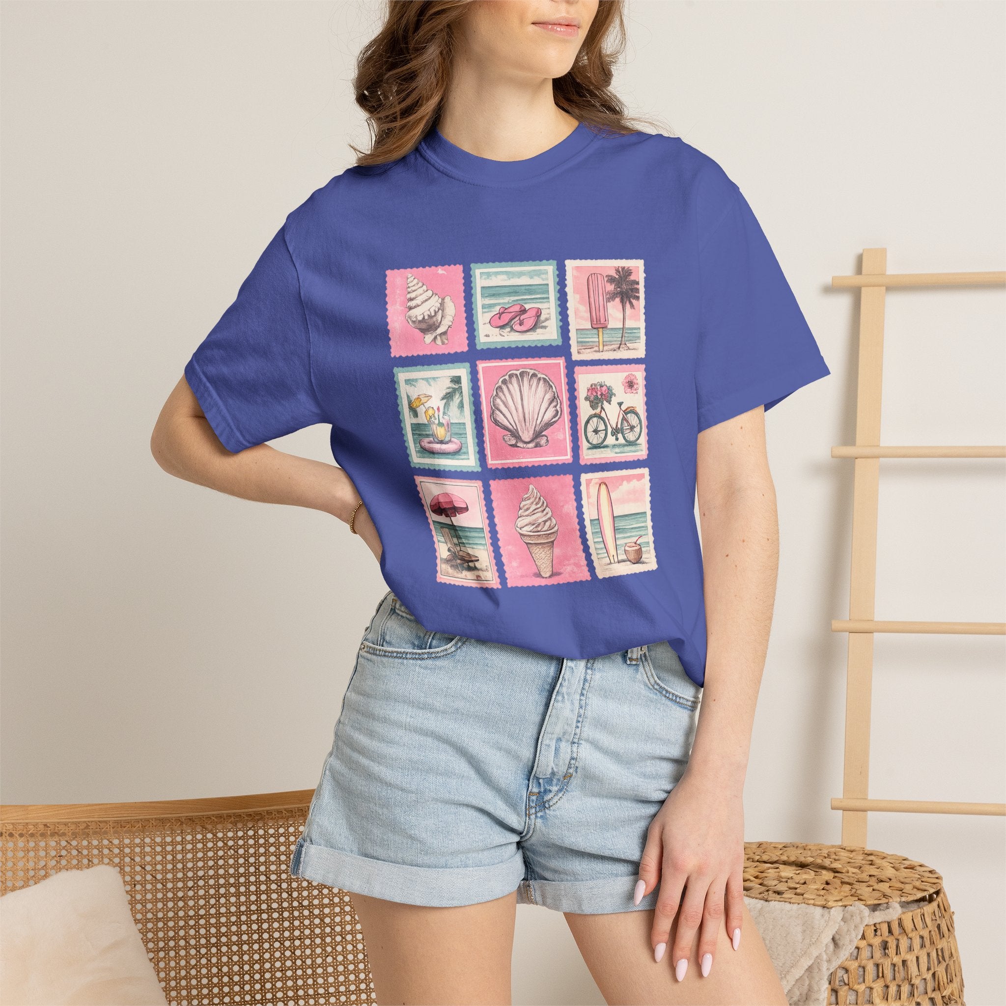 Vintage Beach Icons T-Shirt