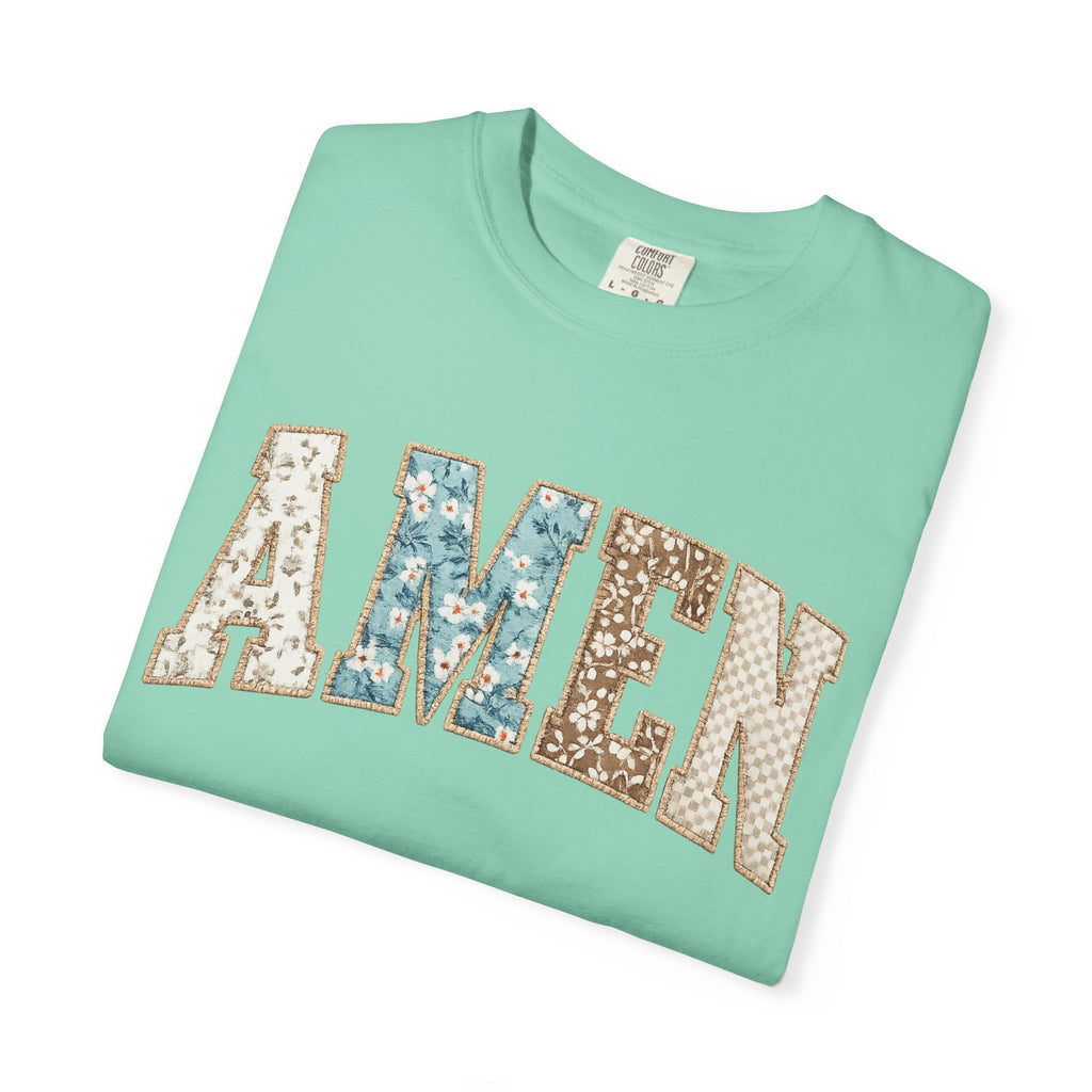 Amen Floral Patch T-Shirt