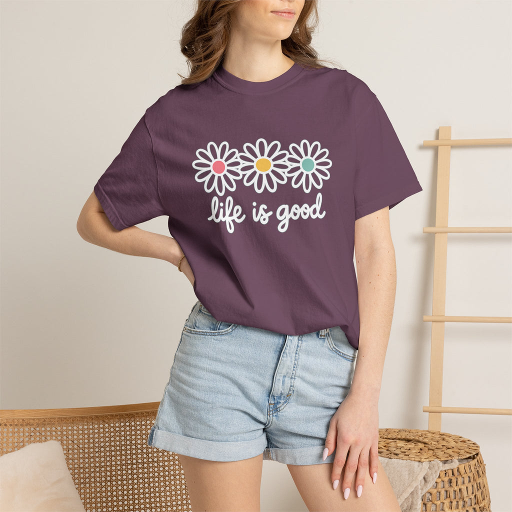 Life Is Good Daisy Graphic T-Shirt
