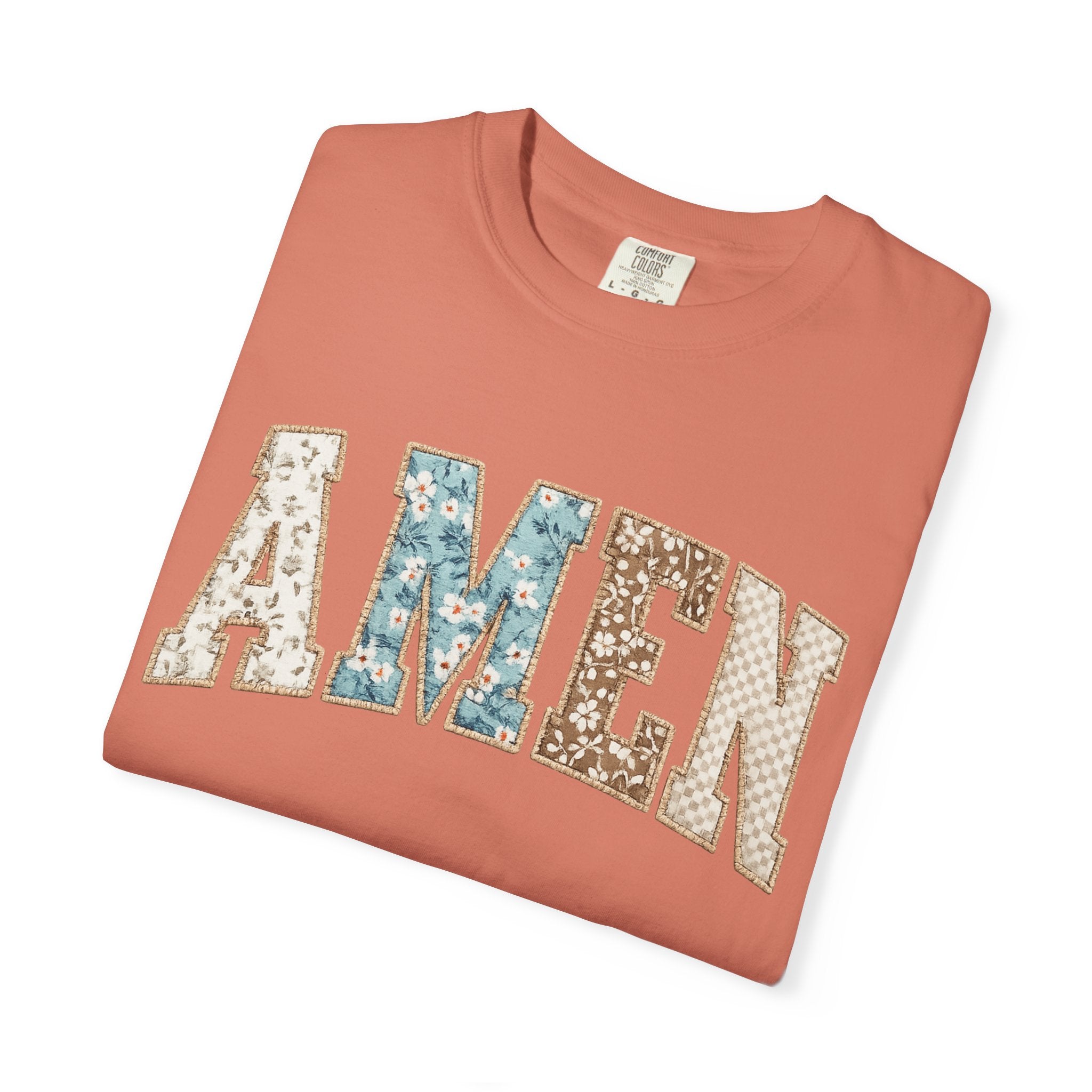 Amen Floral Patch T-Shirt